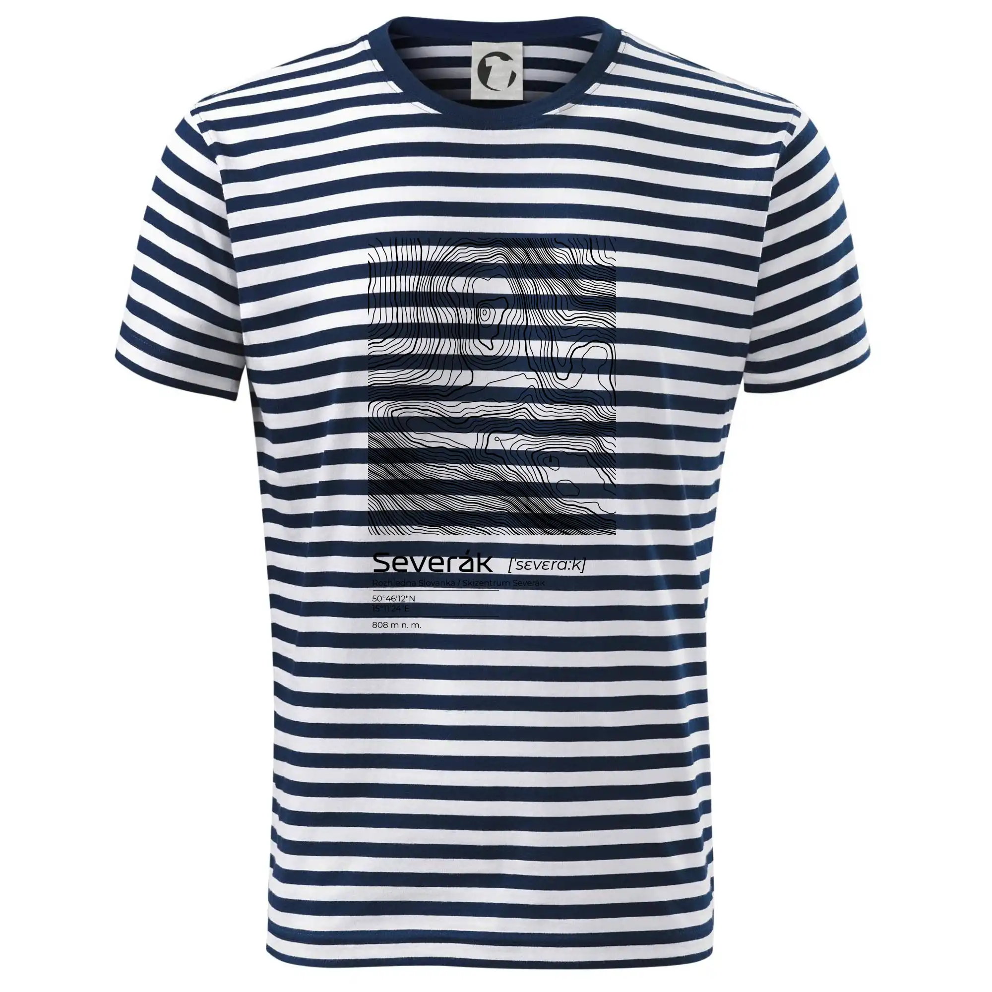 Severák - vrstevnice v obdélníku