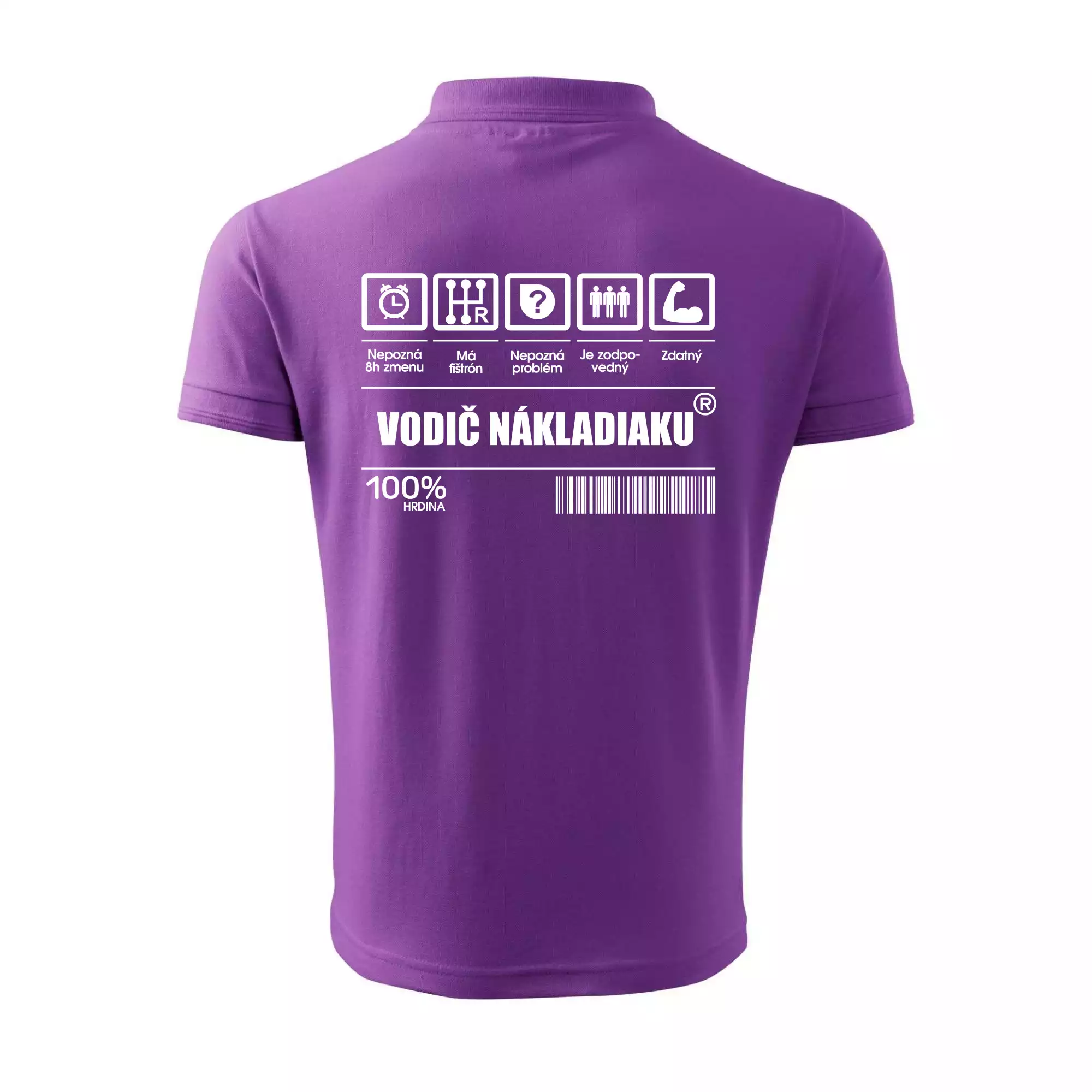 Čiarový kód - Vodič nákladiaku