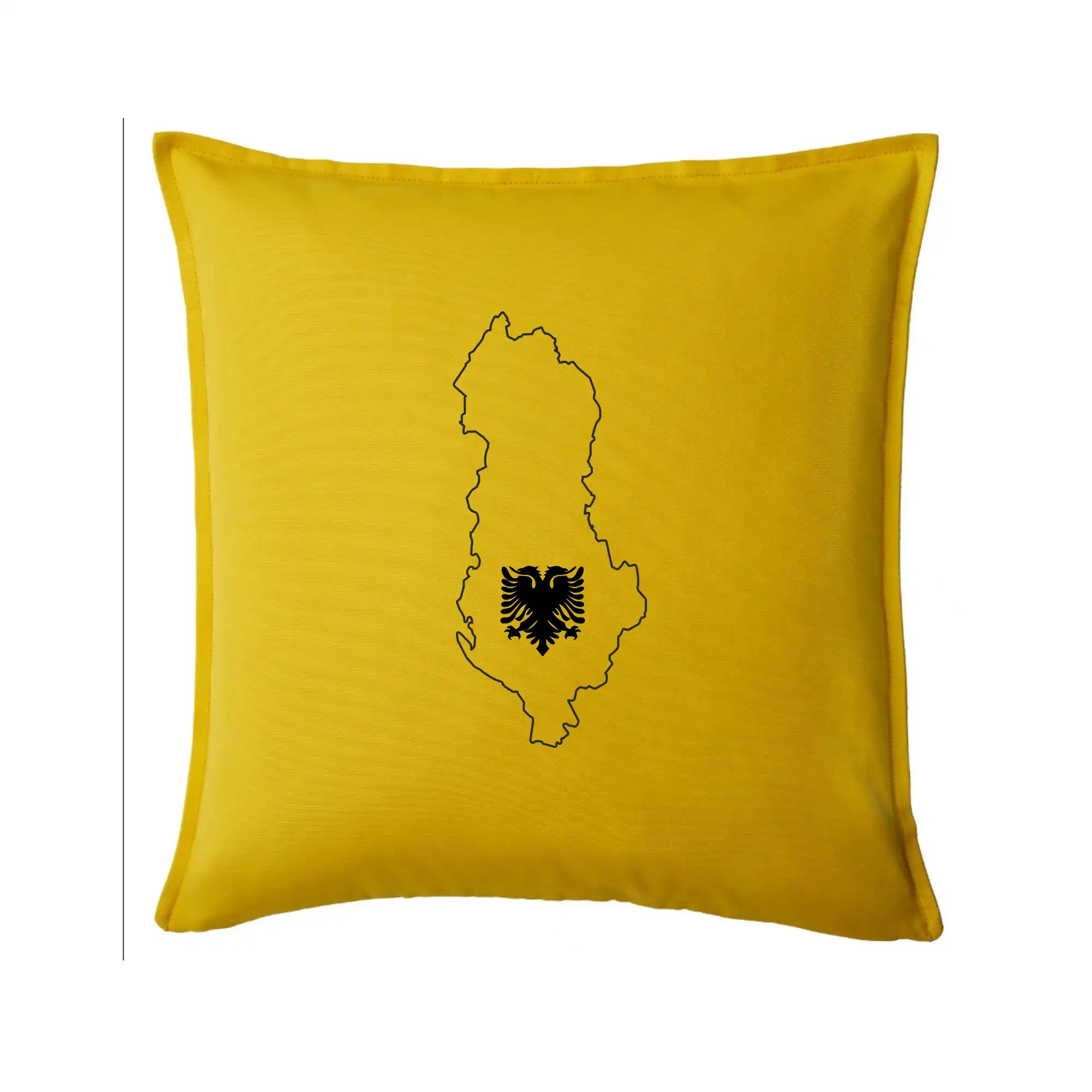 Ostatné mestá / miesta - Albánsko obrys mapa - Vankúš 50x50