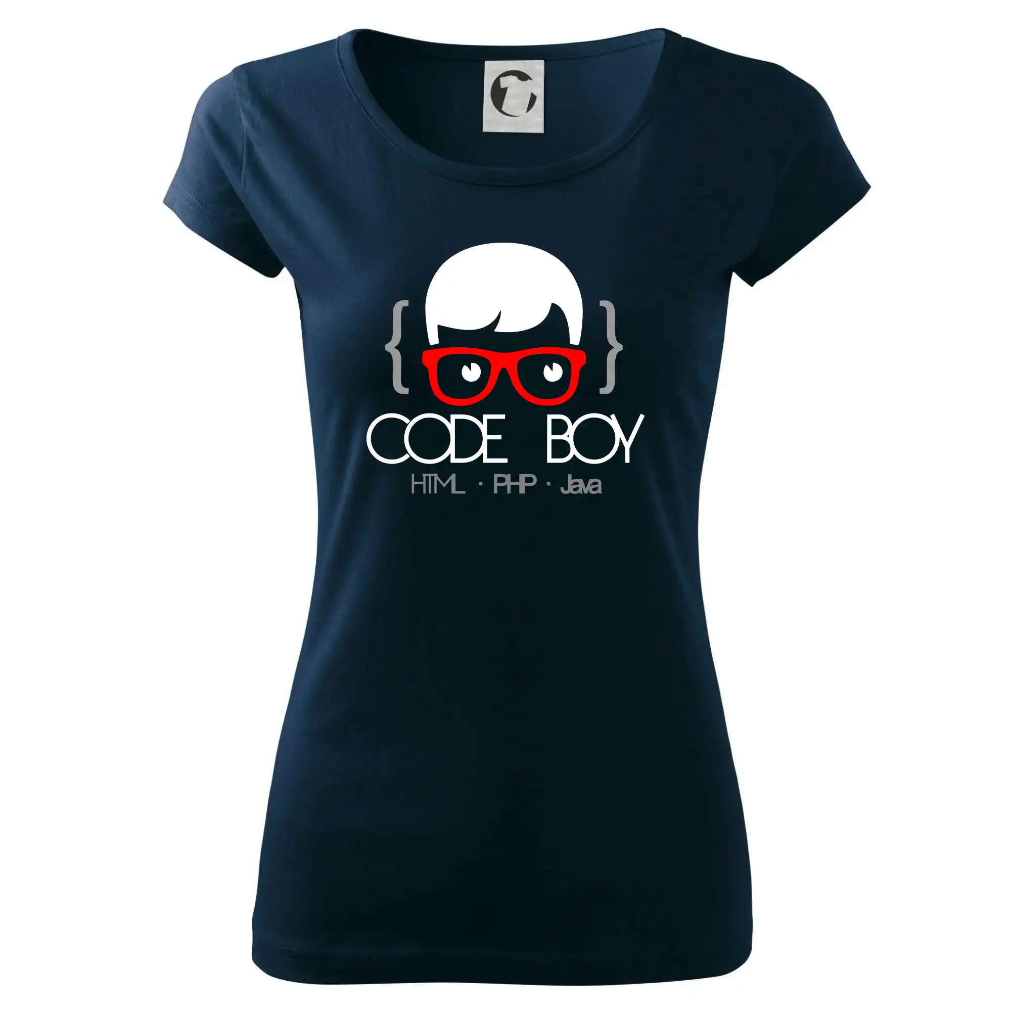 Tričká pre ajťákov - Code Boy - Dámske tričko Pure