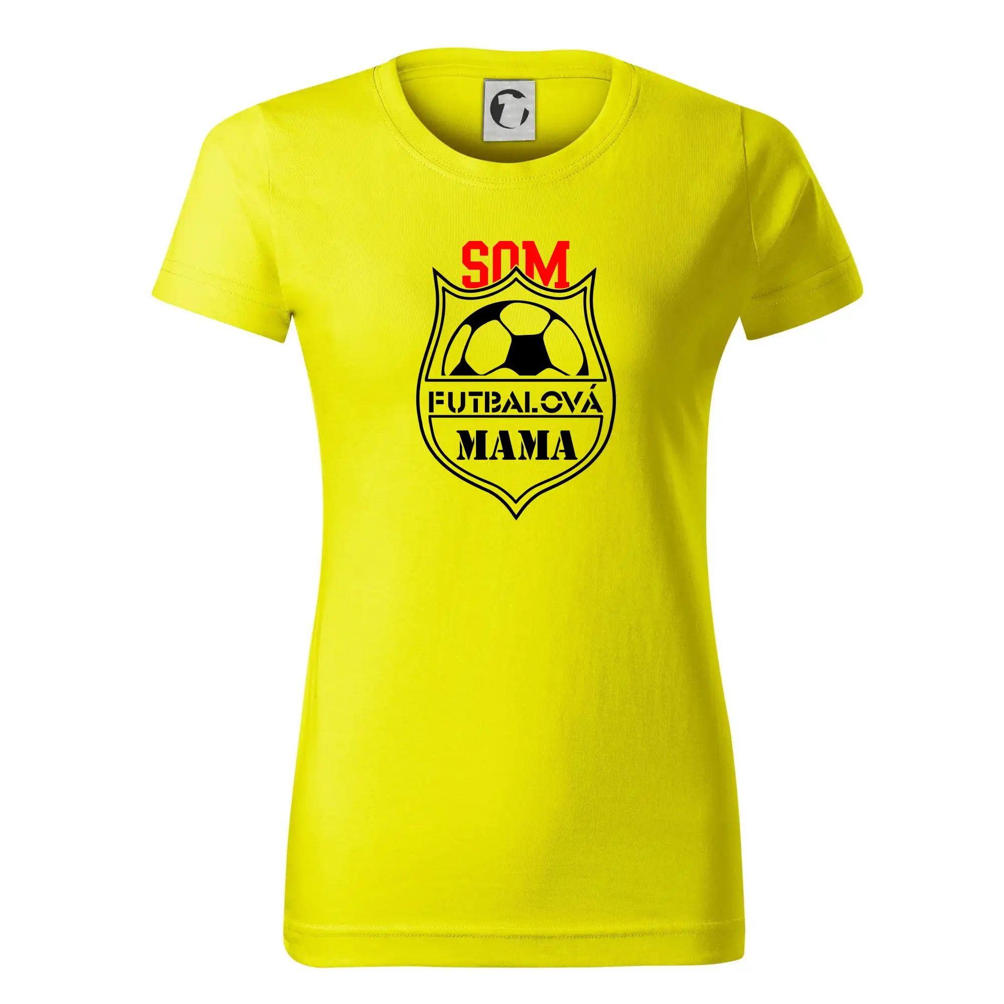 Najlepší darček pre otecka ku dňu otcov - Som futbalová mama - Dámske tričko basic - ľahko voľnejšie a dlhšie