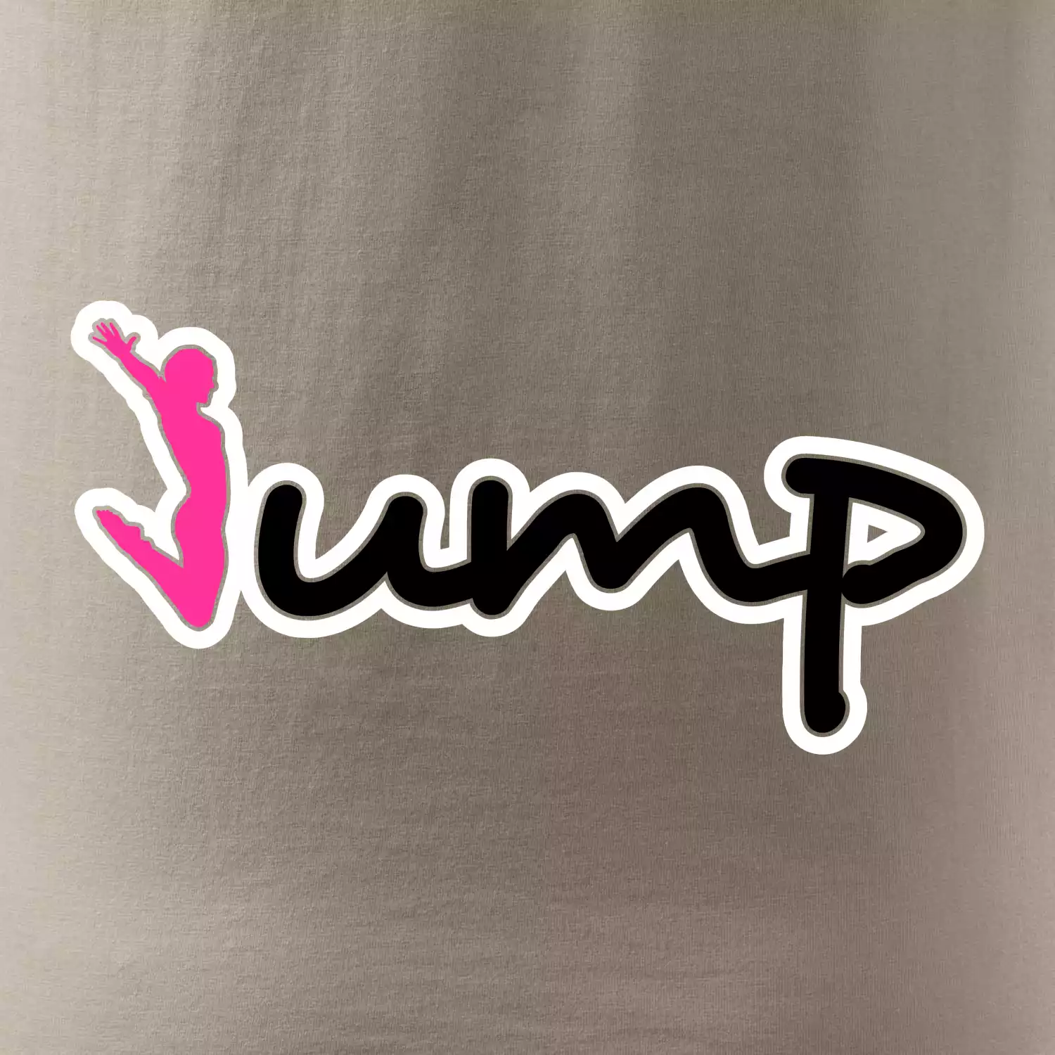 Jump - nápis a panáček