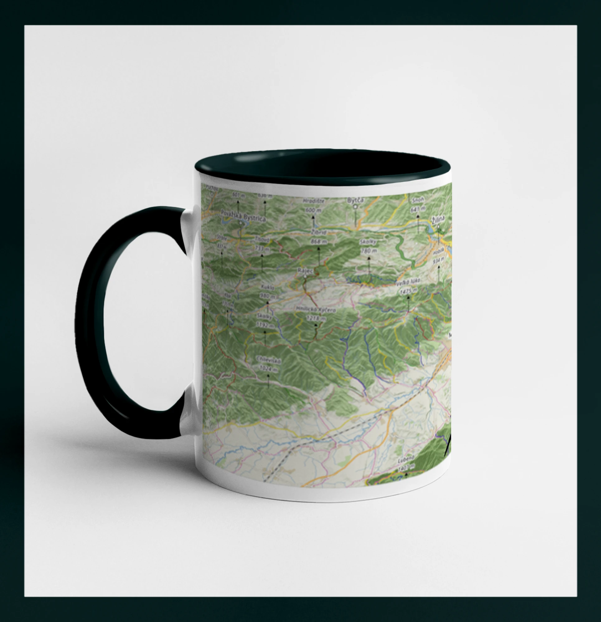 Hrnček mapa Malá Fatra