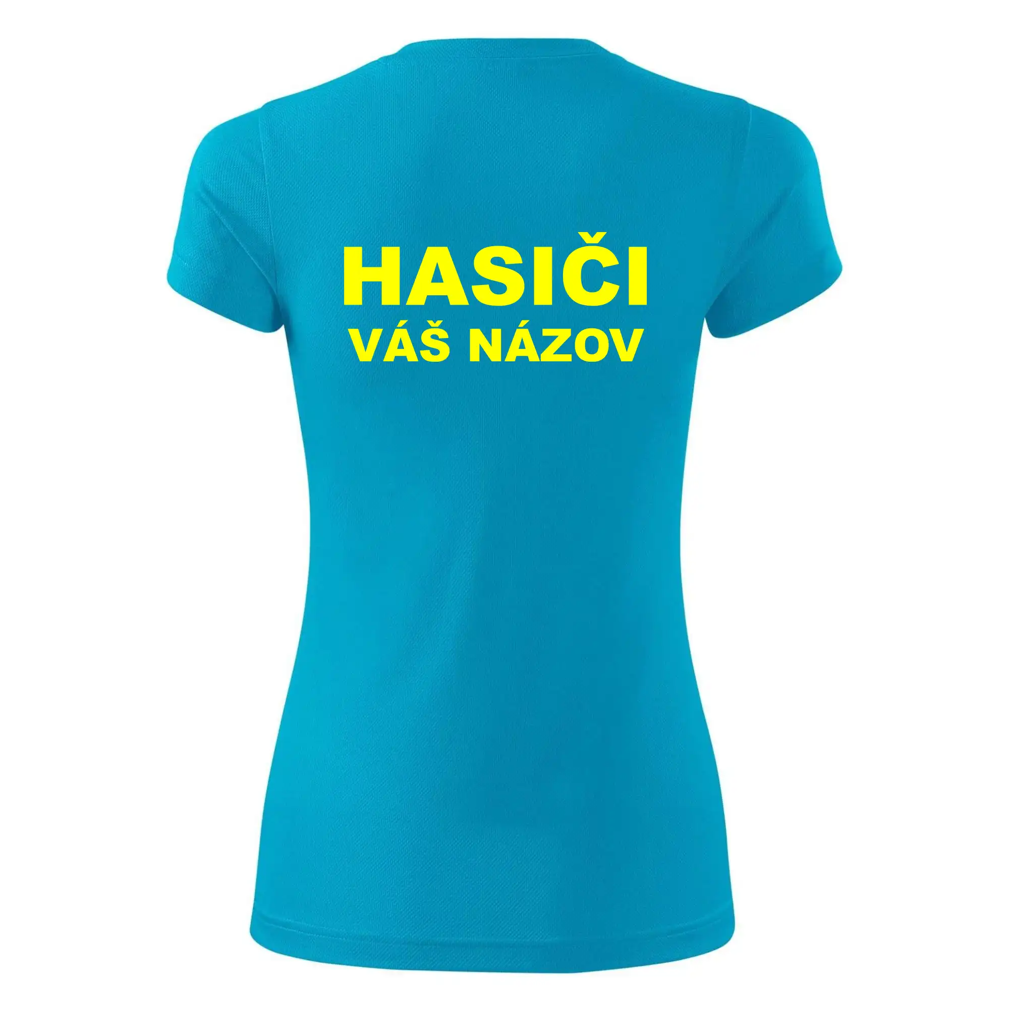 Hasiči - žltý nápis - váš názov zboru
