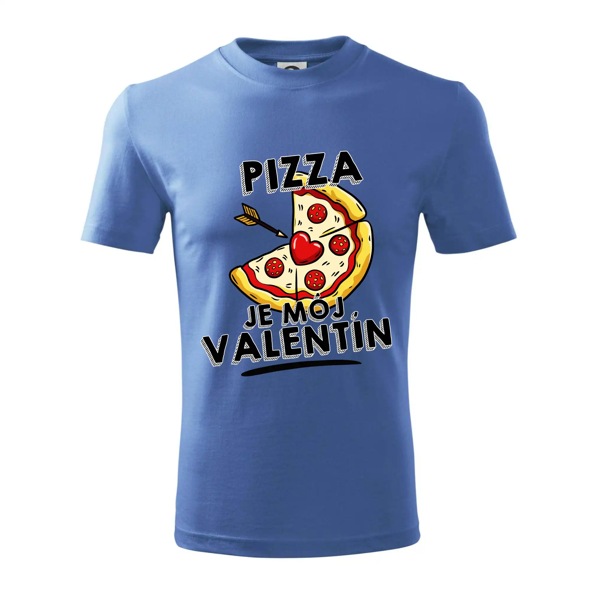 Tričká pre zamilovaných - Pizza je môj Valentín - Tričko detské bavlnené