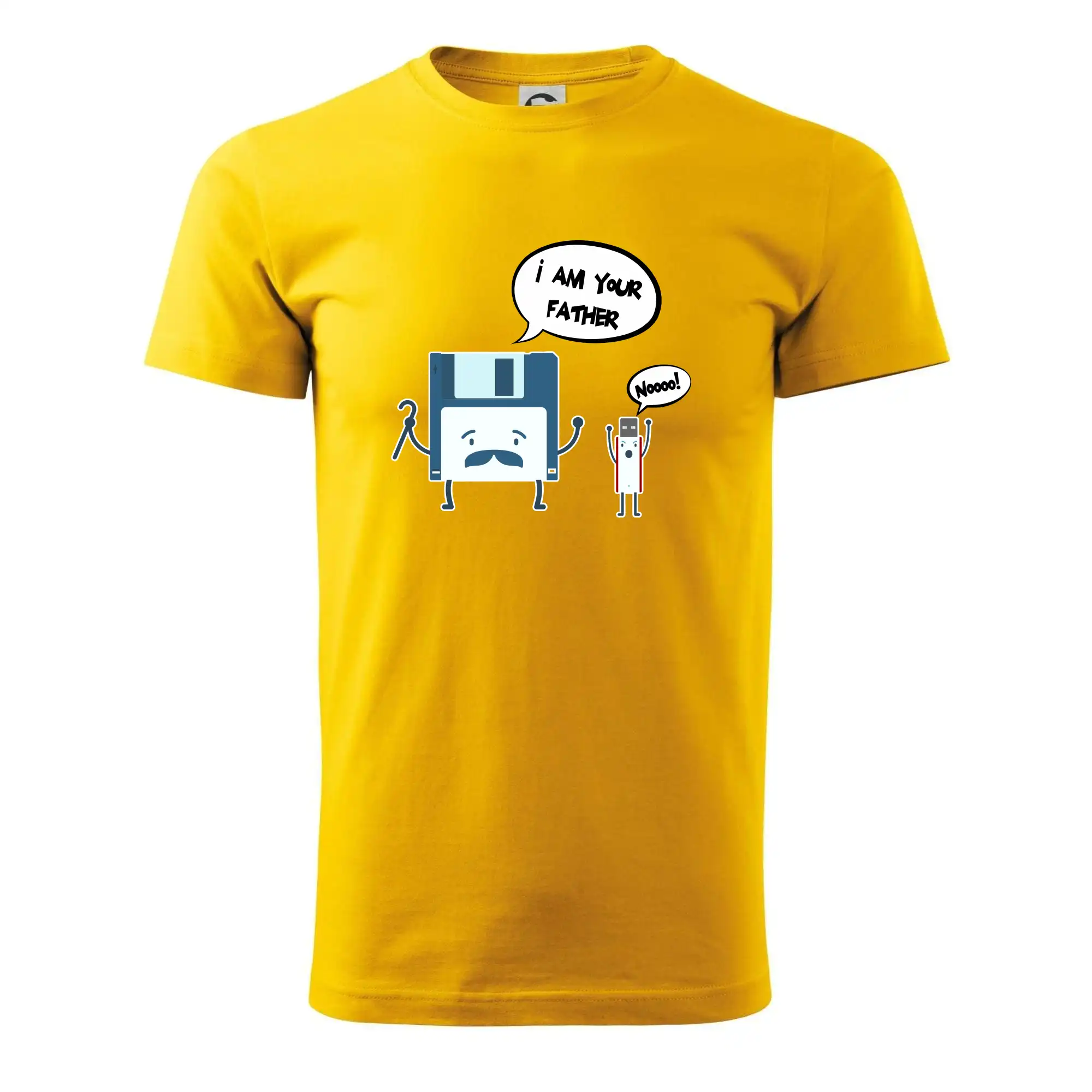 Tričká pre ajťákov - I am your father USB - Tričko extra veľké  (5-8XL)