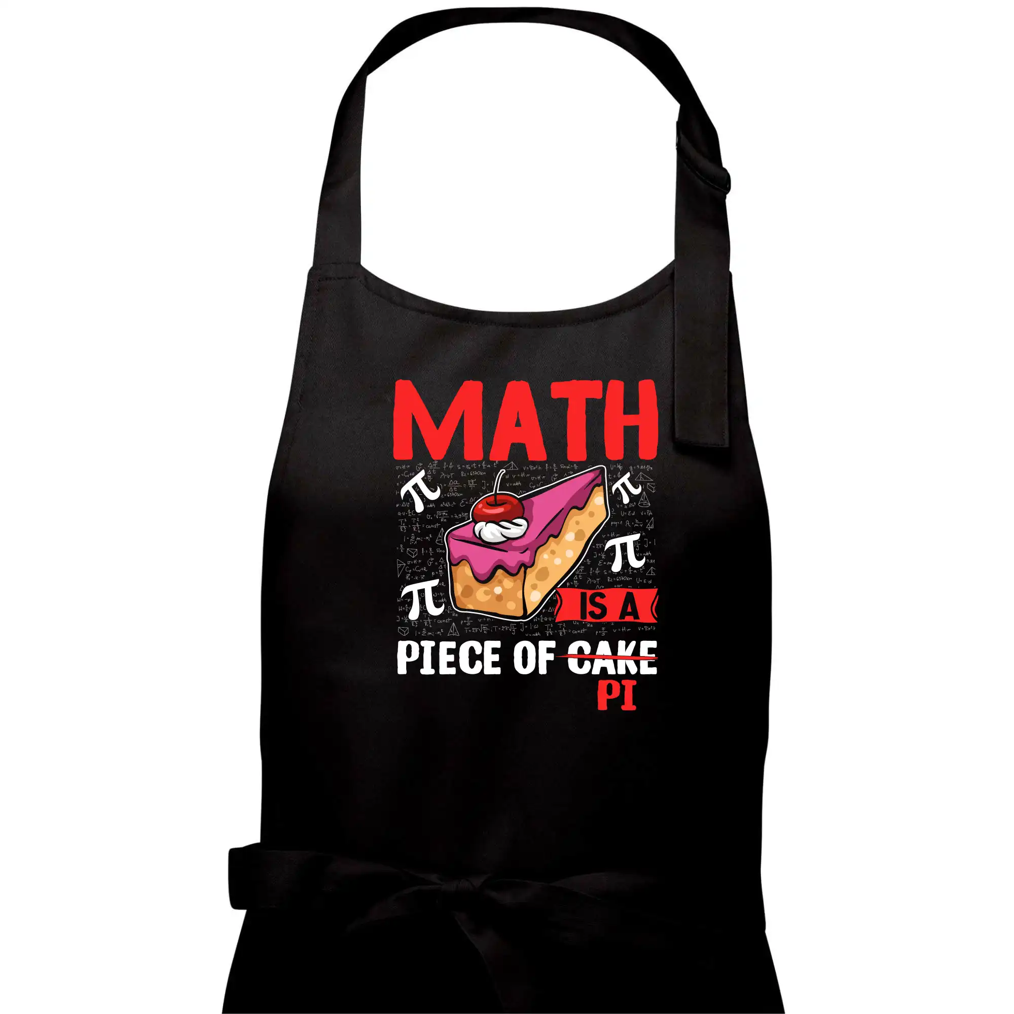 Vtipné tričká pre matematiky - Math piece of pi - Pánska zástera na varenie