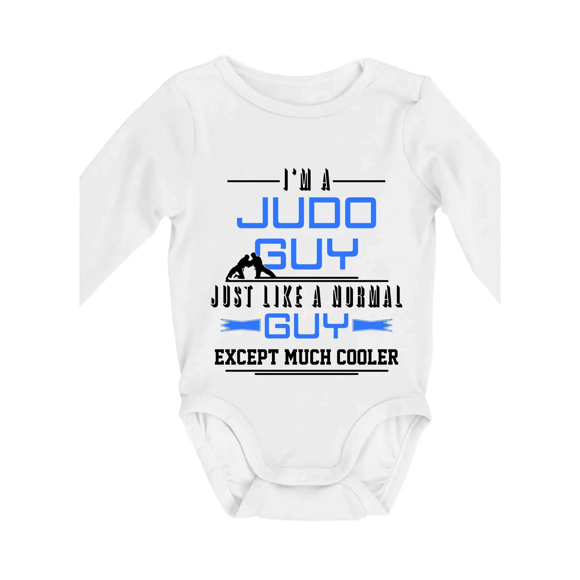 Tričká Judo - Judo Guy - Body dojčenské s dlhým rukávom