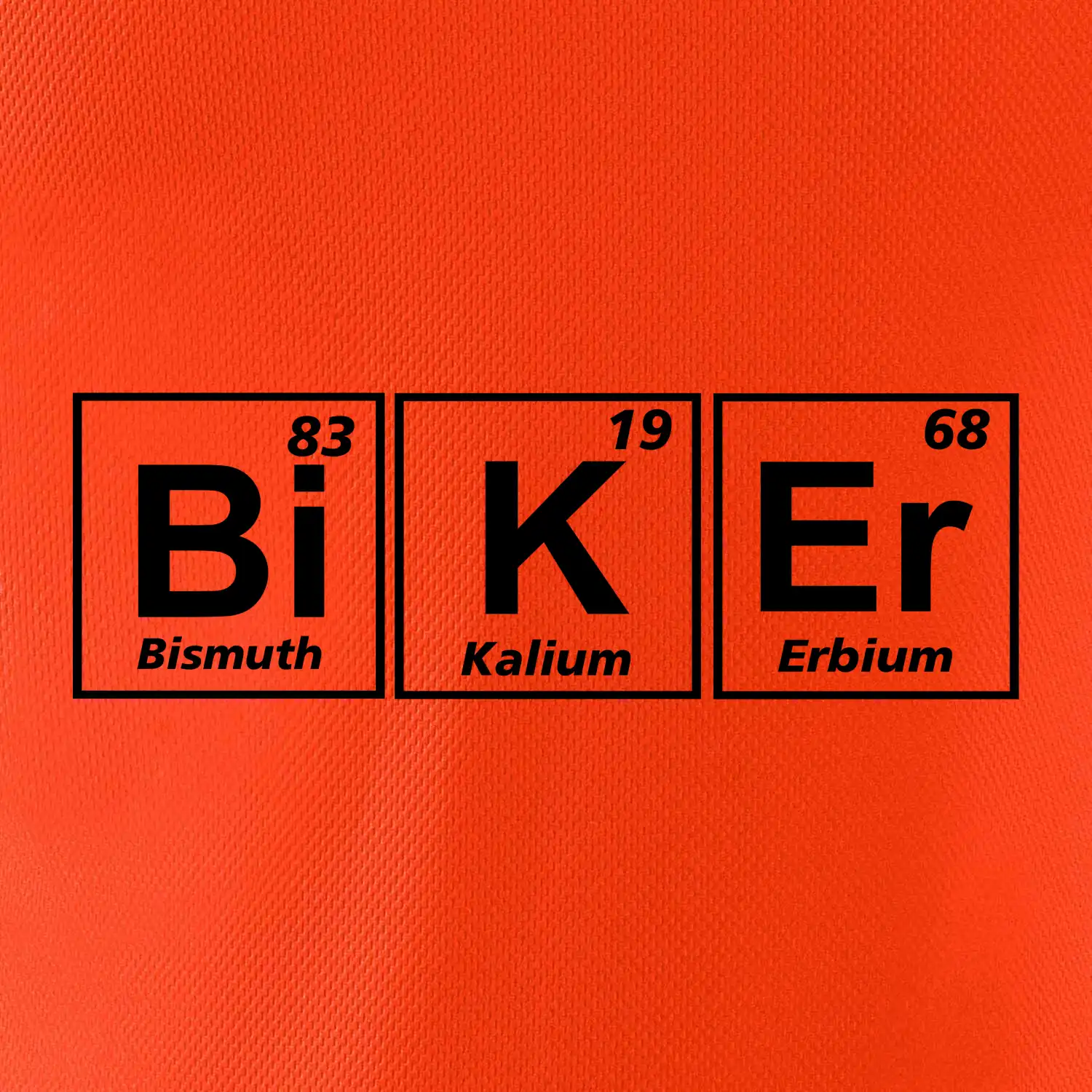 Biker  - Tabulka prvků