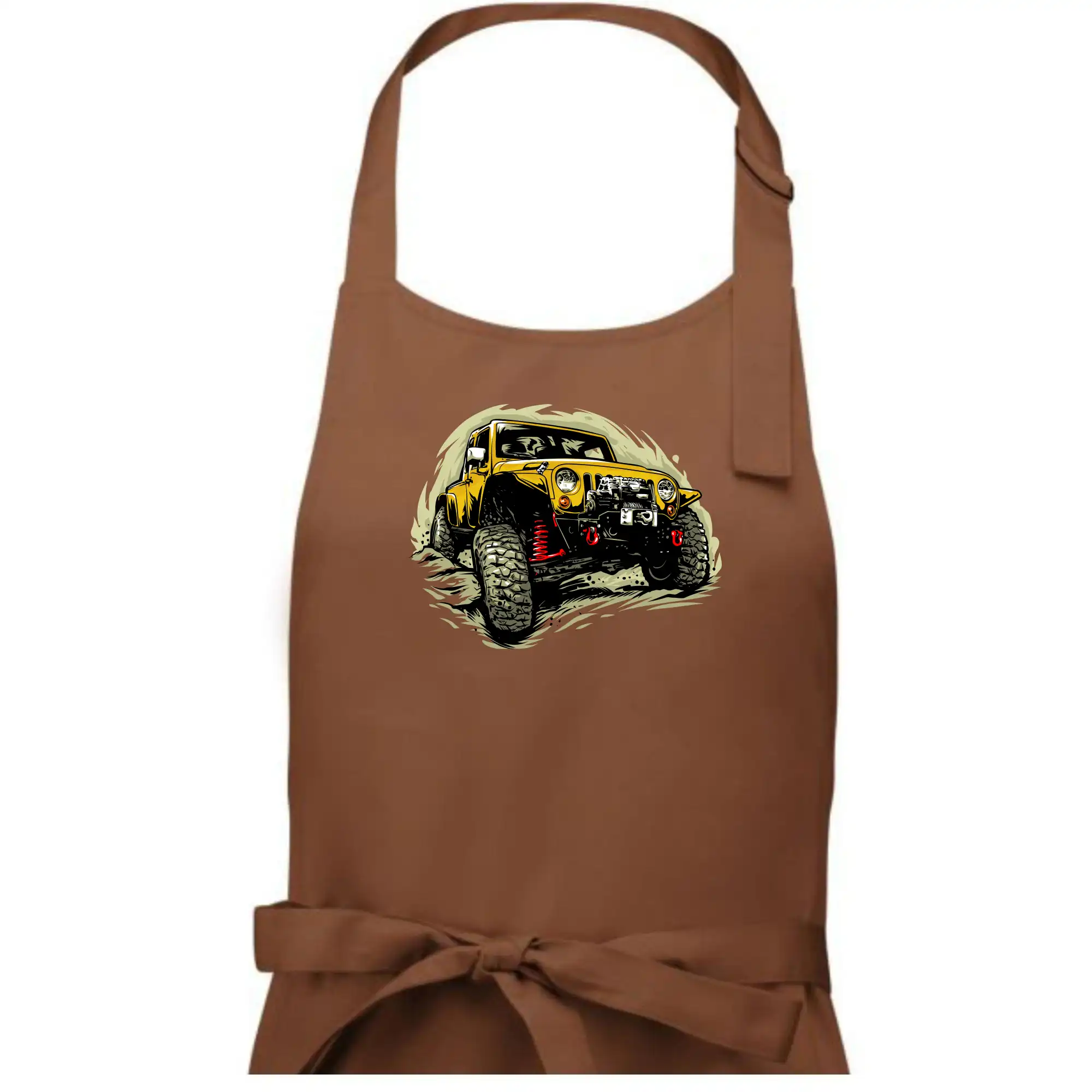 Žlutý offroad s navijákem