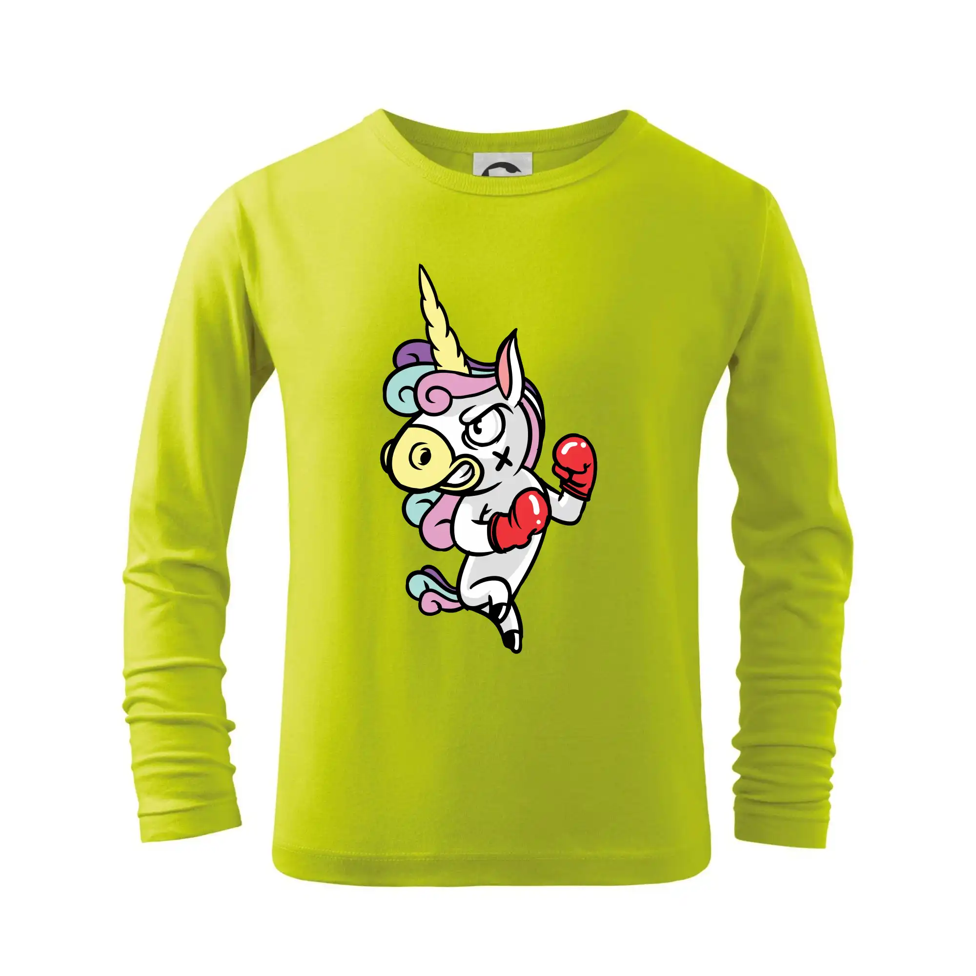 Tričká na box - Jednorožec box - Tričko detské Long Sleeve