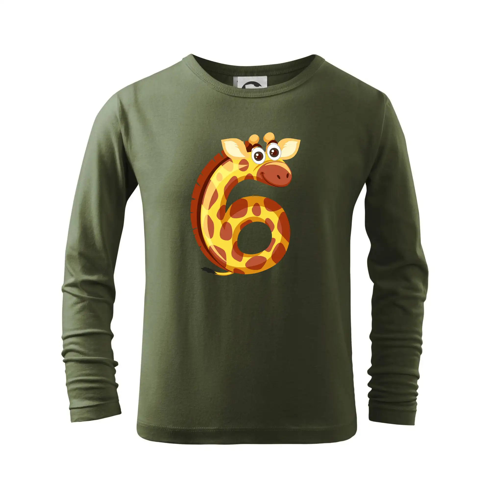 Vek dieťaťa zviera 6 - Tričko detské Long Sleeve