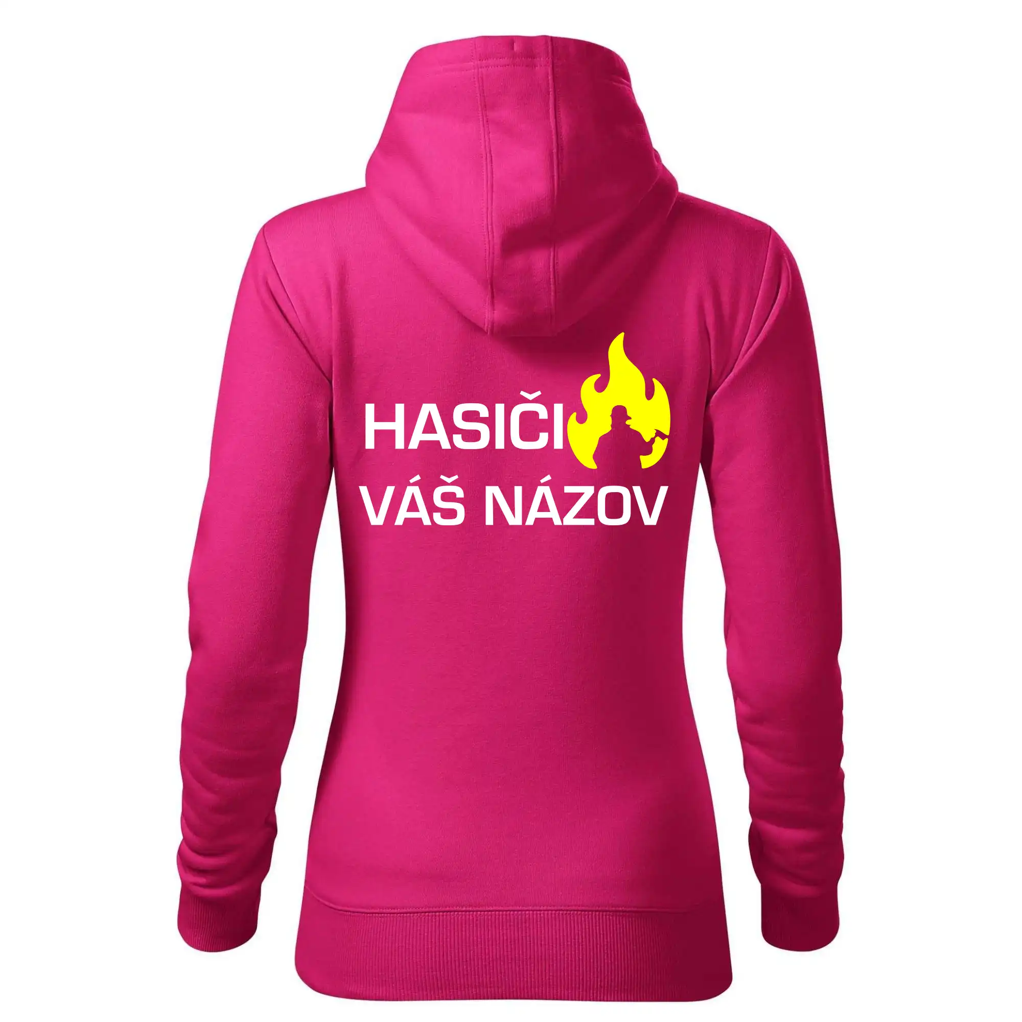 Hasiči - Váš názov - FLUO + Reflexná potlač