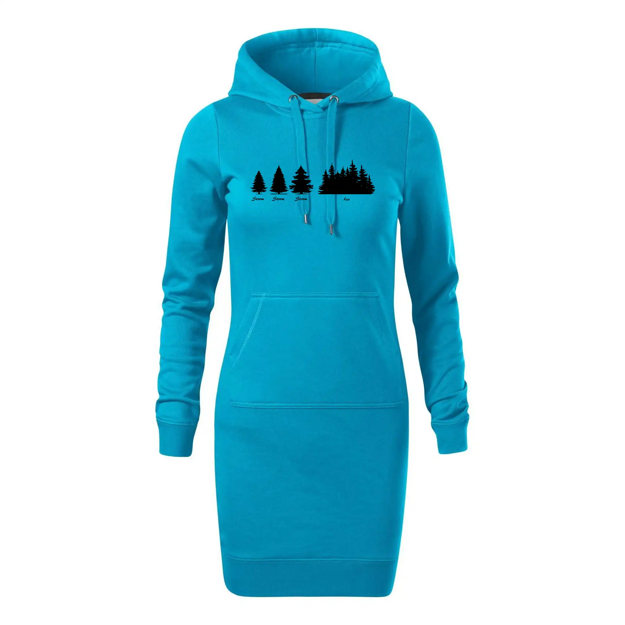 Trička na kempovanie - Evolúcia lesa - Dámska mikina dlhá Snap