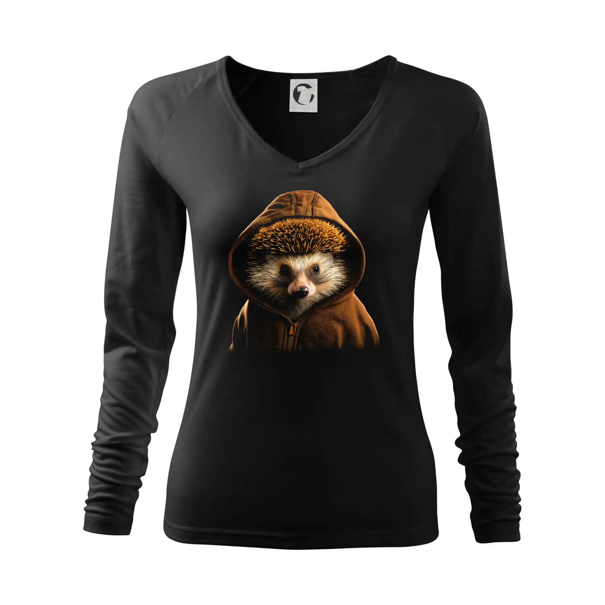 Tričká so zvieratami - Ježek v bundě - Tričko dámske Elegance