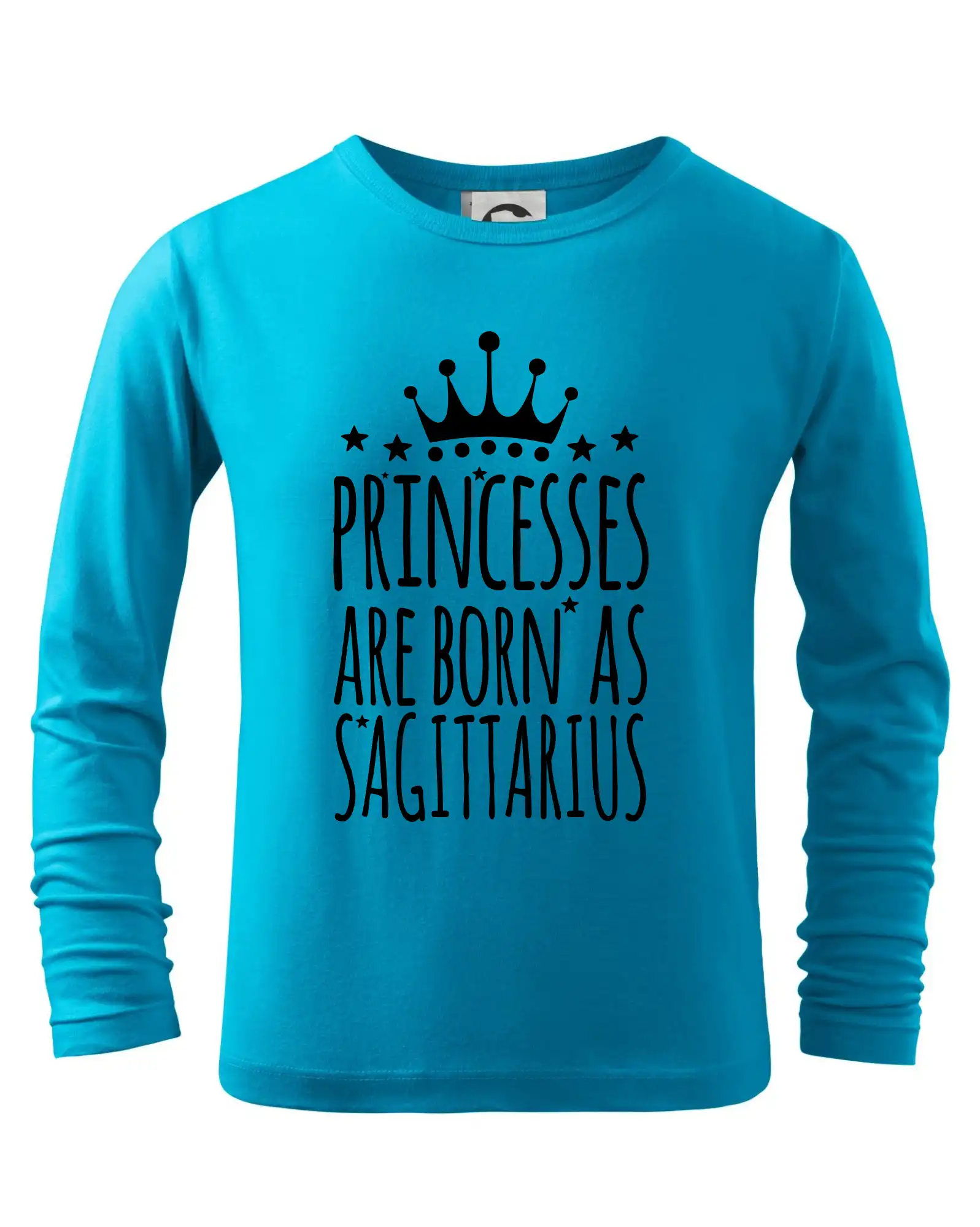 Tričká strelec - Princesses are born as Sagittarius - Strelec - Tričko detské Long Sleeve