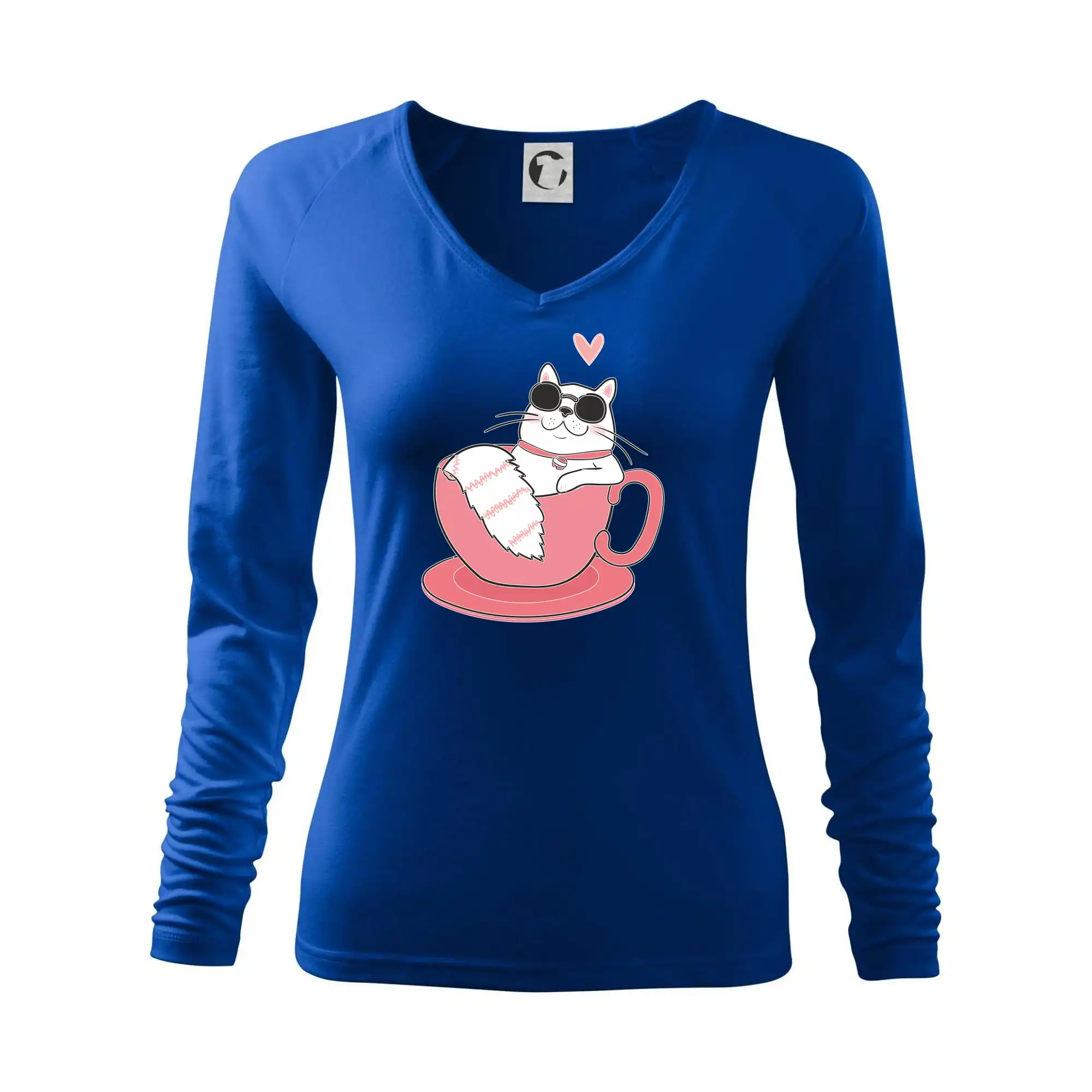 Hustá kočka v hrníčku