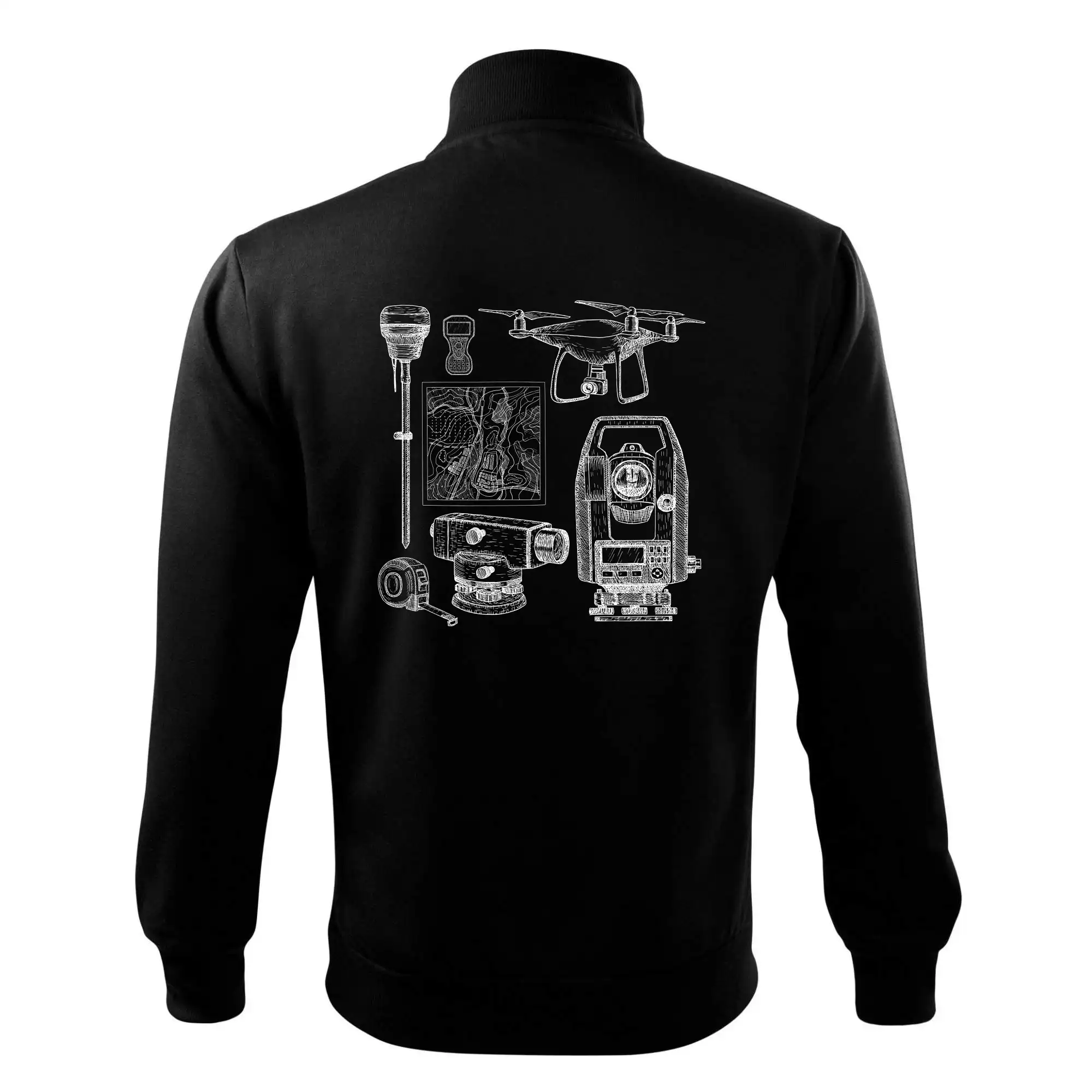 Geodet teodolit dron
