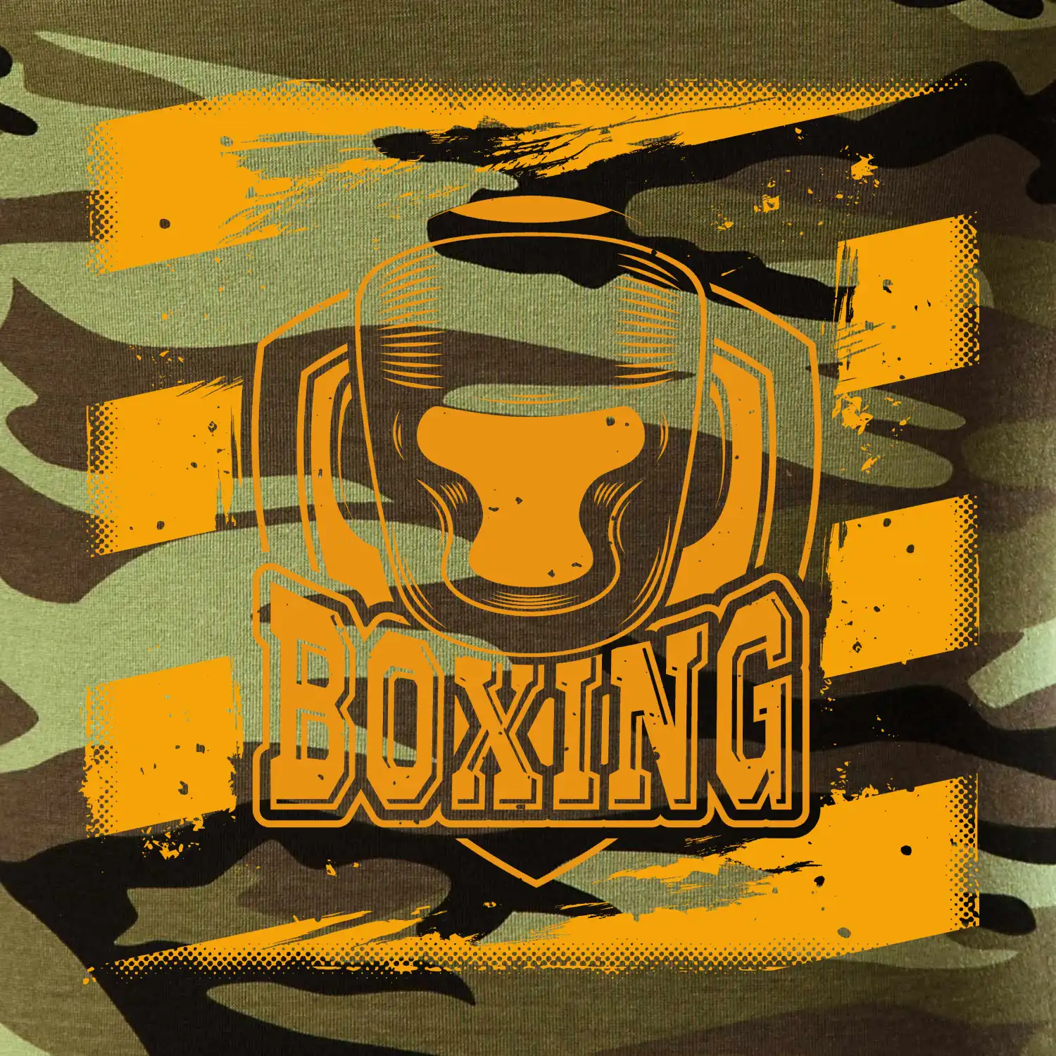 Boxing ve čtverci helma