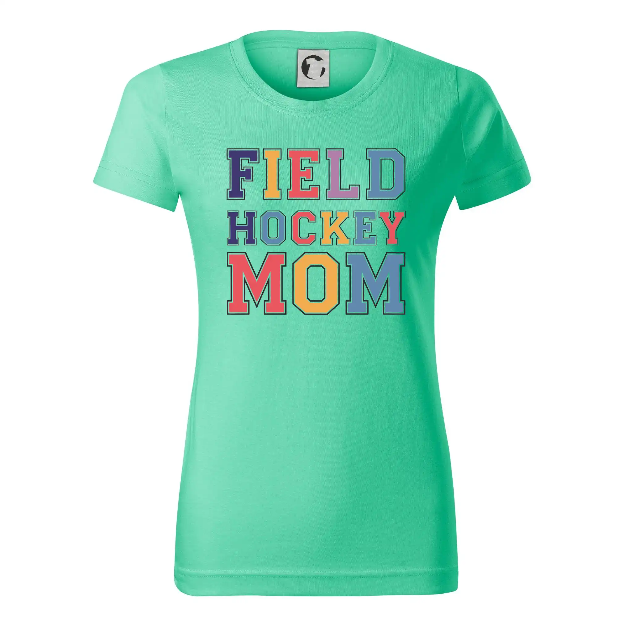 Ostatné športy - Field hockey mom - športové písmo - Dámske tričko basic - ľahko voľnejšie a dlhšie