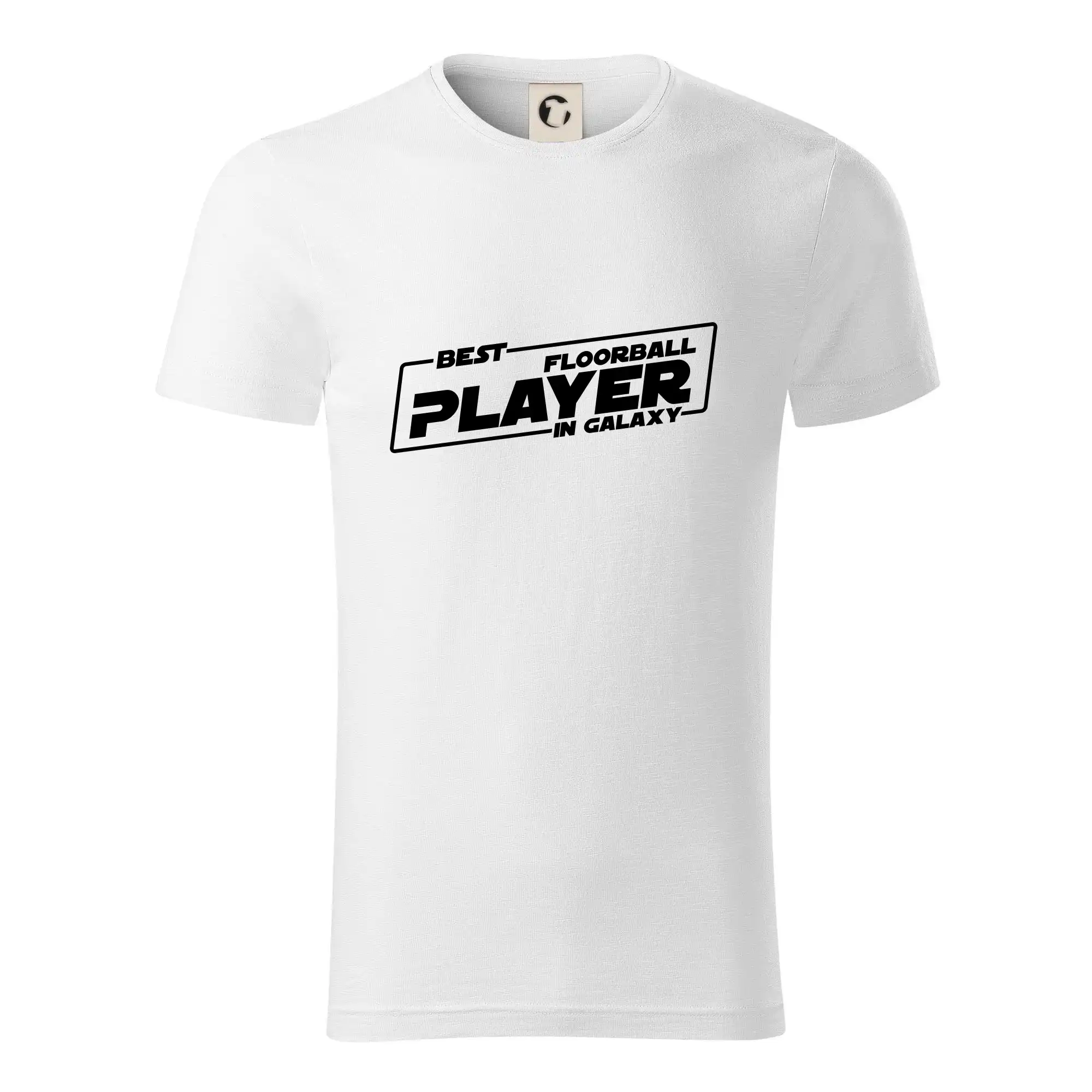 Florbalové tričká - Best floorball player in galaxy - Tričko z organickej bavlny