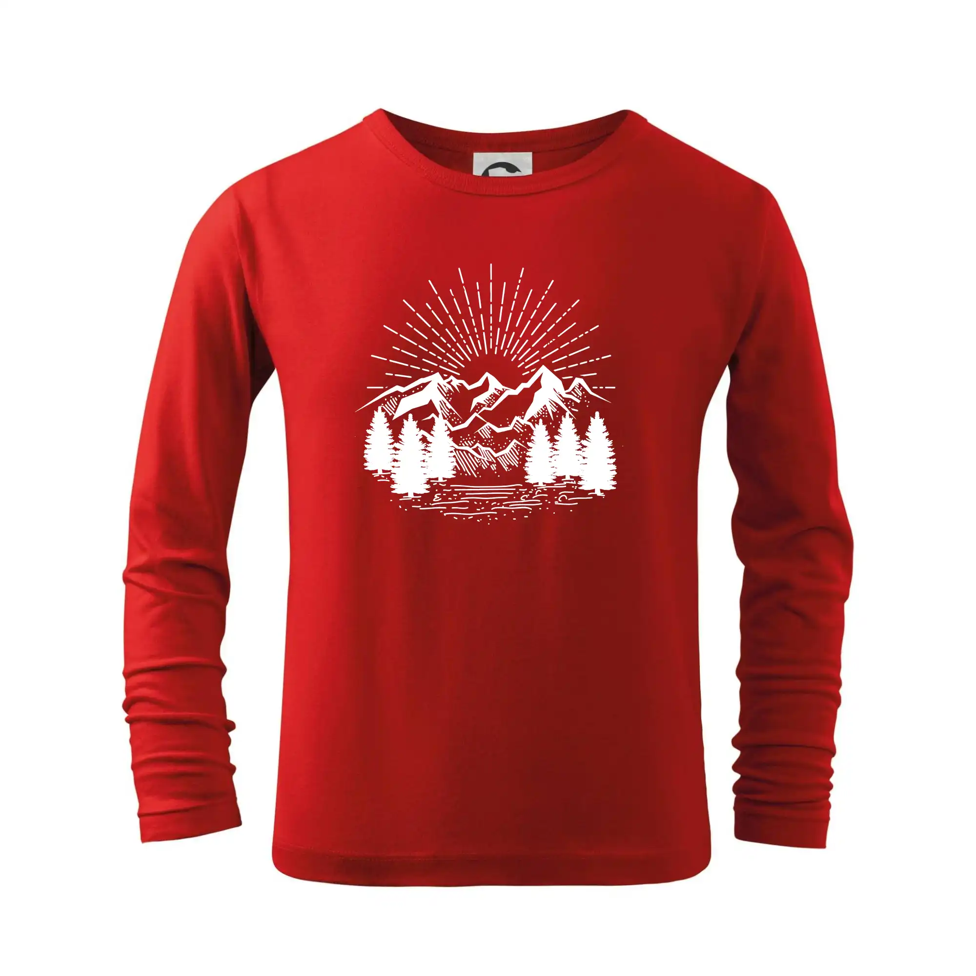 Trička pre cestovateľov - Hory a lesy - Tričko detské Long Sleeve