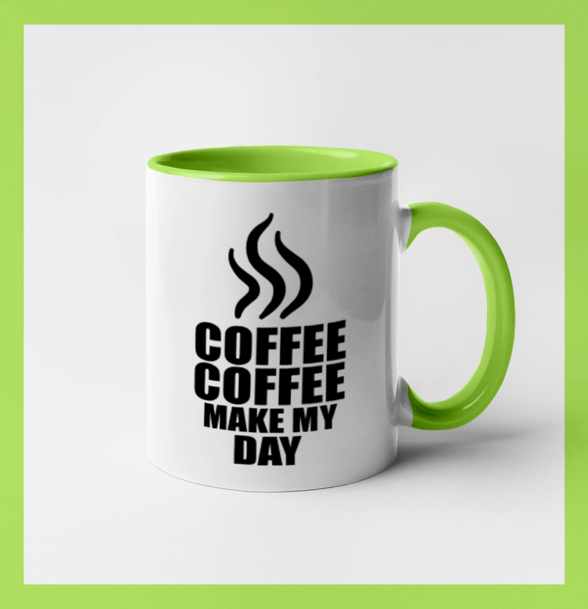 Motívy pre baristu a milovníkov kávy - Coffee makes my day - Hrnček 
