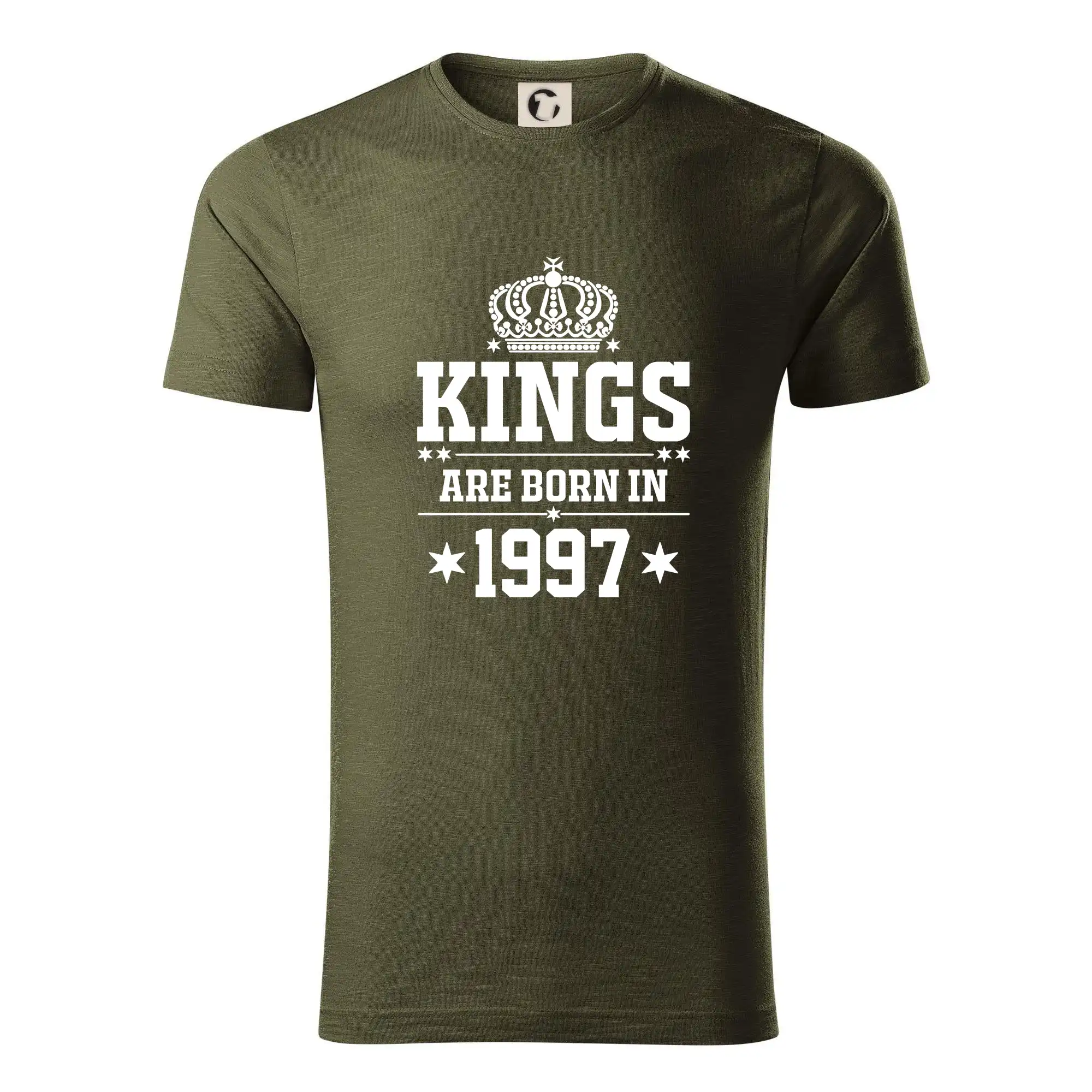 Trička s ročníkom 1997 - Kings are born in 1997 - Tričko z organickej bavlny
