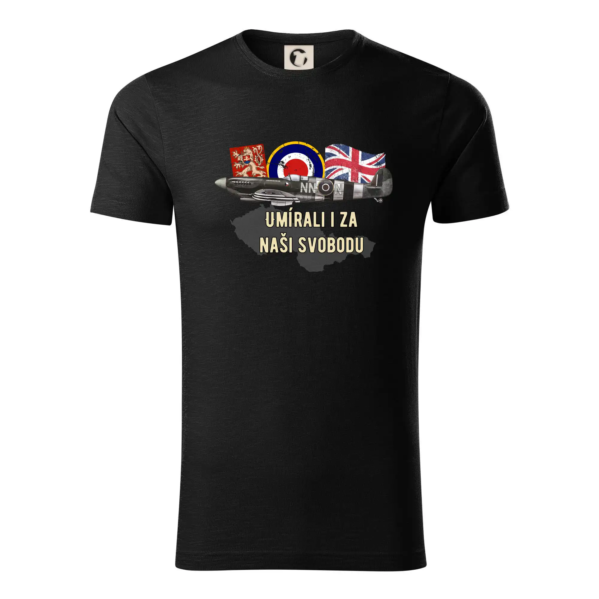 Československé perutě - Umírali i za naší svobodu - Tričko z organickej bavlny