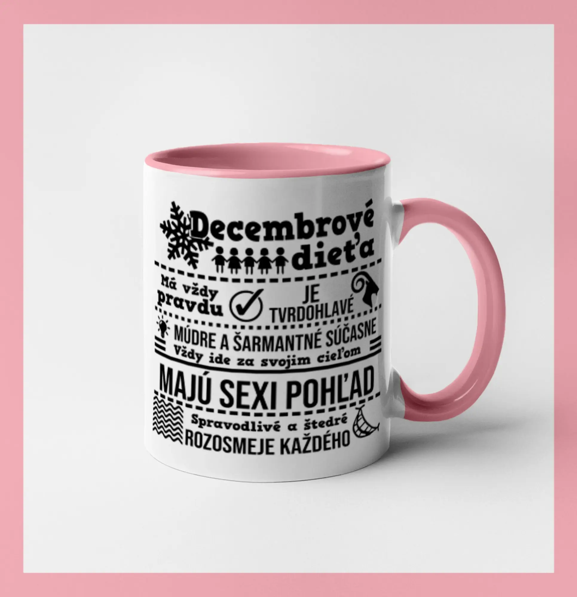 Tričká pre narodených v decembri - Narodeniny December - Hrnček 