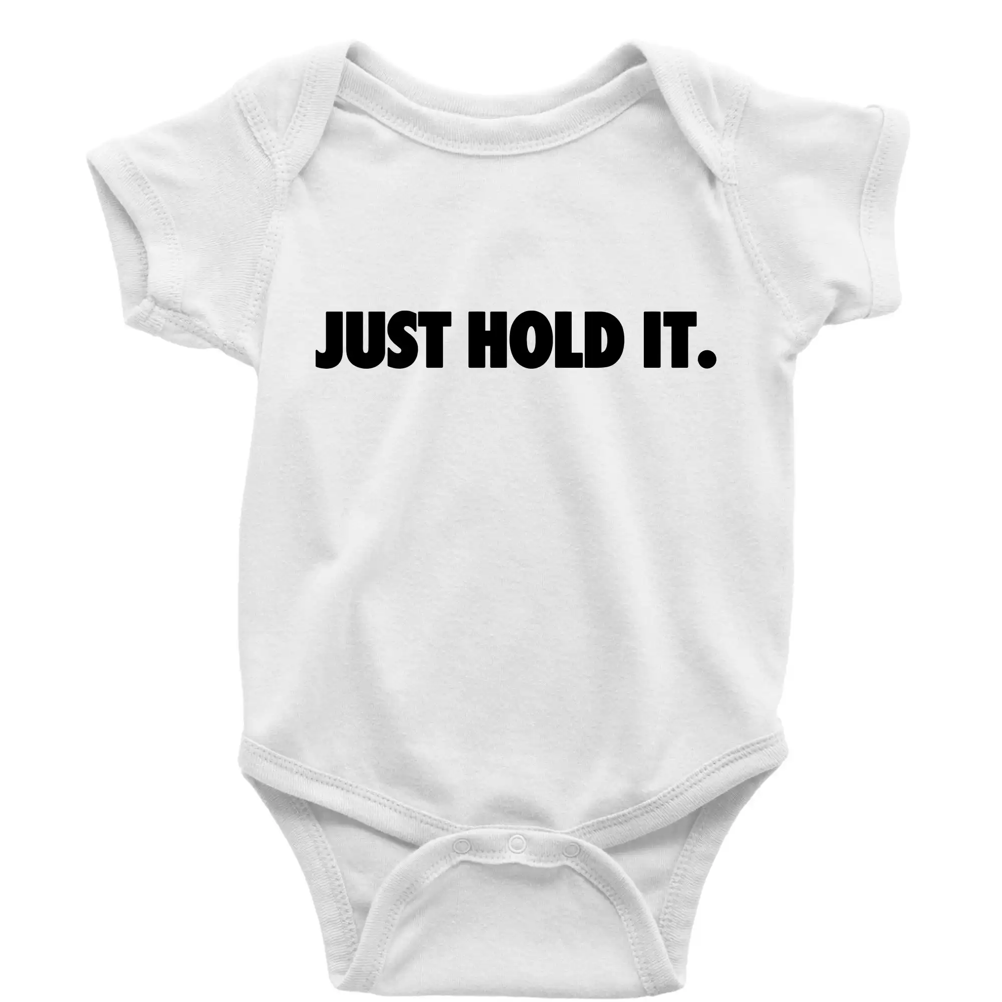 Grafické tričká - Just hold it - Body dojčenské s krátkym rukávom