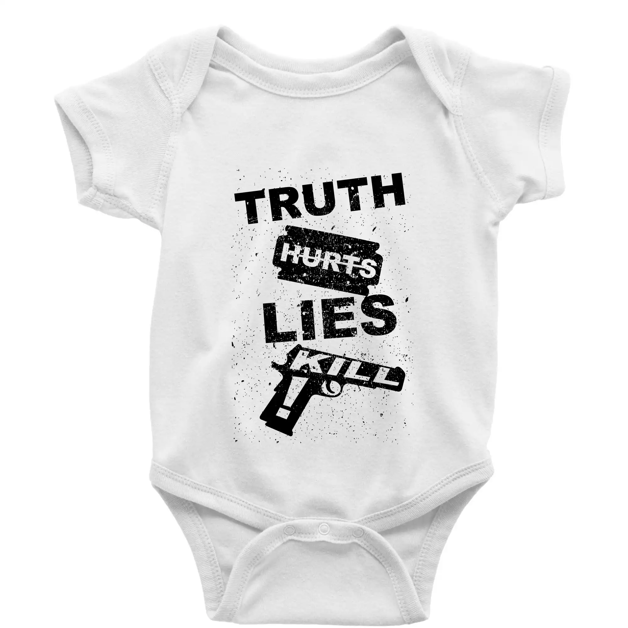 Truth Hurts lies kill - Body dojčenské s krátkym rukávom