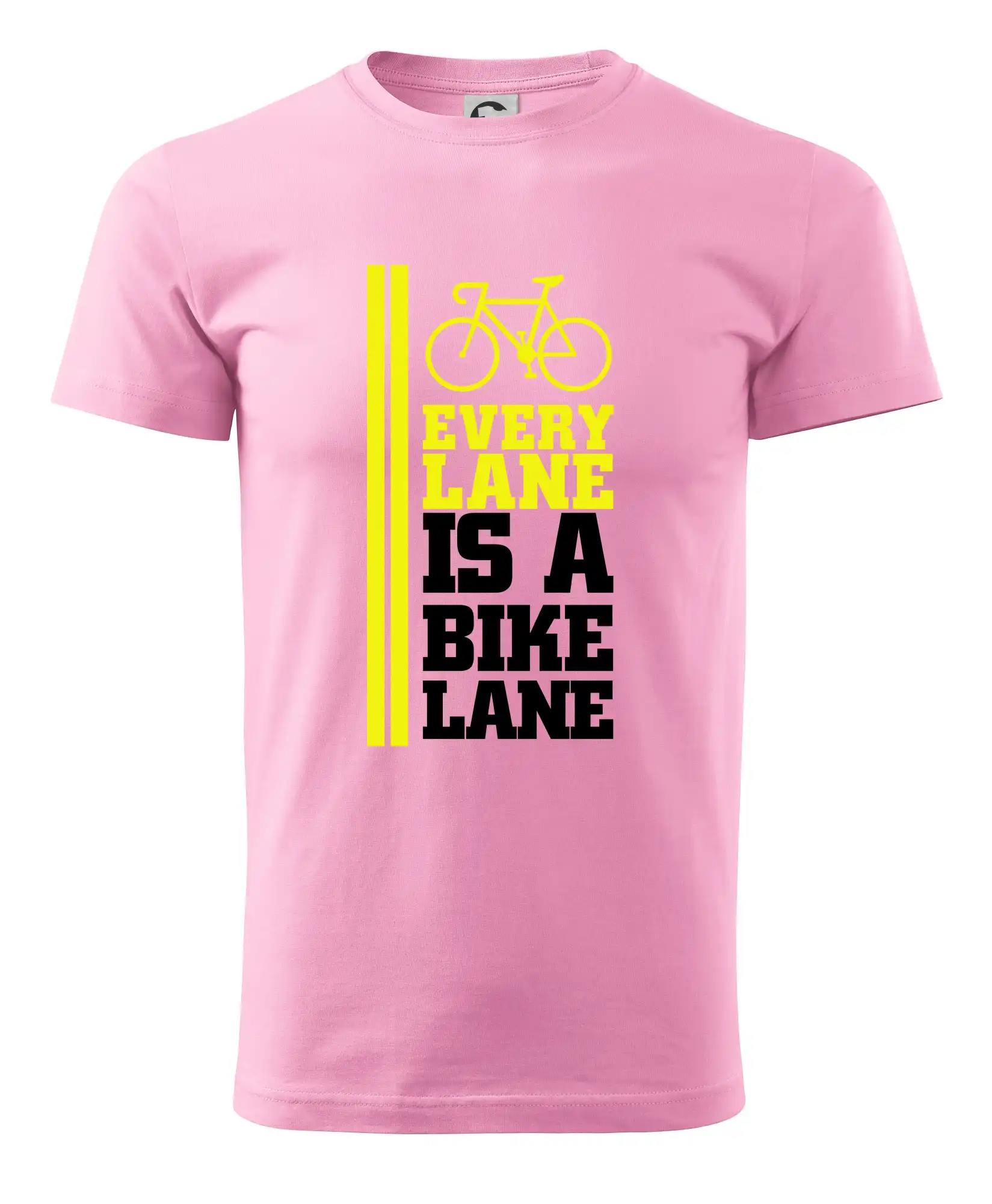 Tričko ako darček pre cyklistu - Every Lane Bike Lane - Pánske tričko nižšej gramáže
