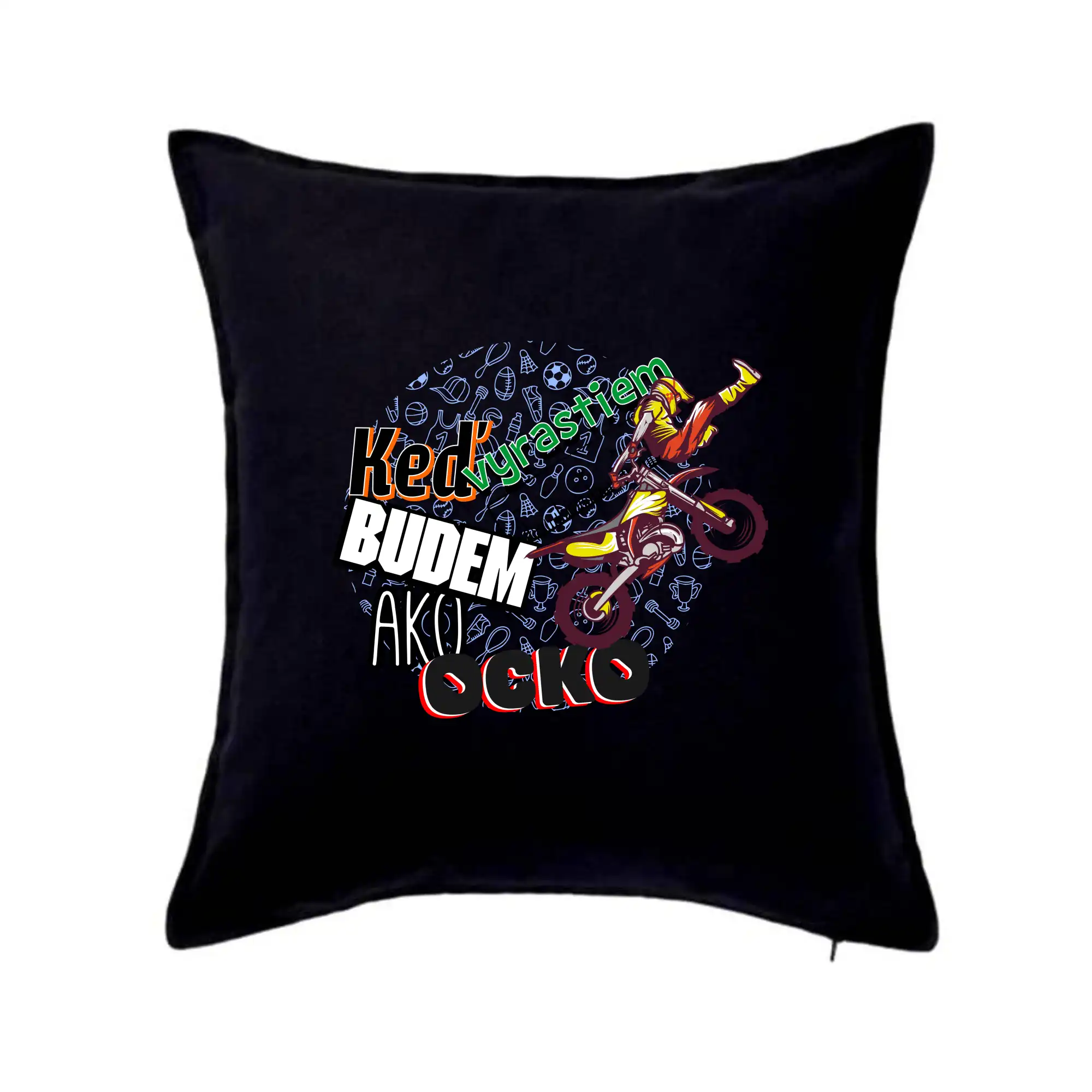 Detské body - až vyrastiem budem ako ocko - Keď vyrastiem budem ako ocko FMX - Vankúš 50x50