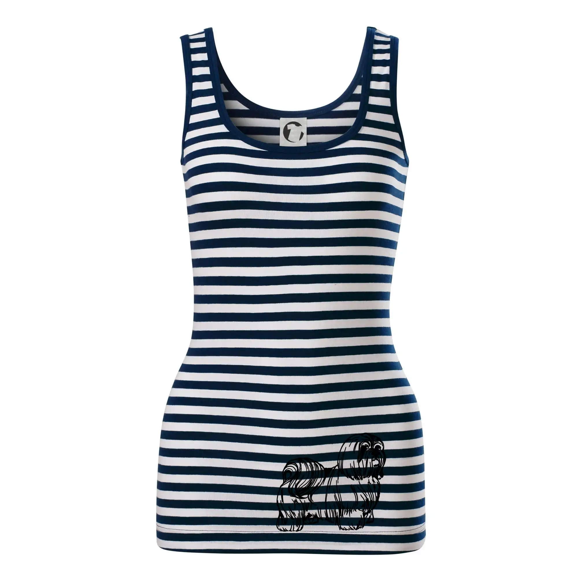 Ši-tzu - Shih-tzu - chlpatý - Sailor tielko na vodu