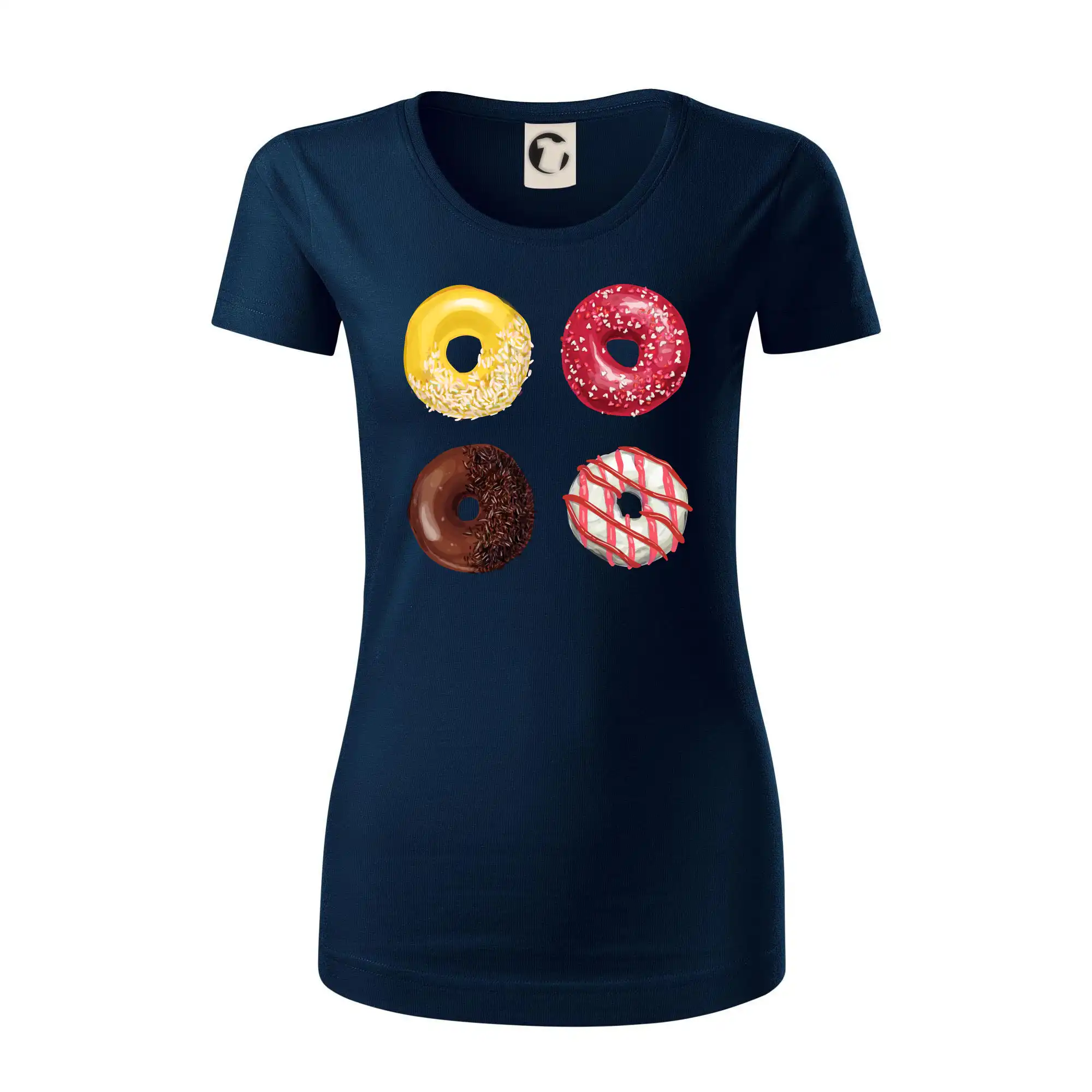 4 donuty - Dámske tričko z organickej bavlny Origin (GOTS)