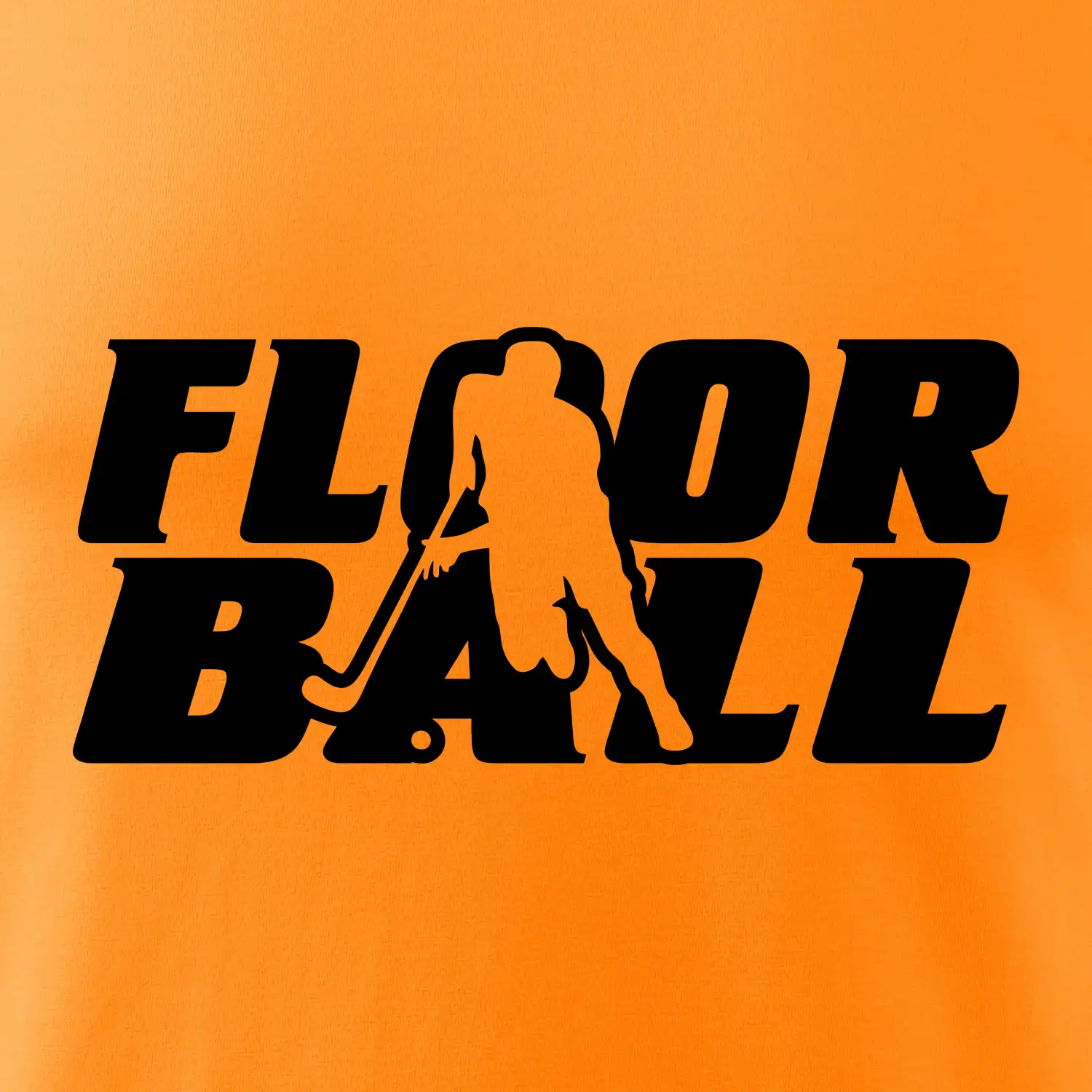 Floorball nápis rovný