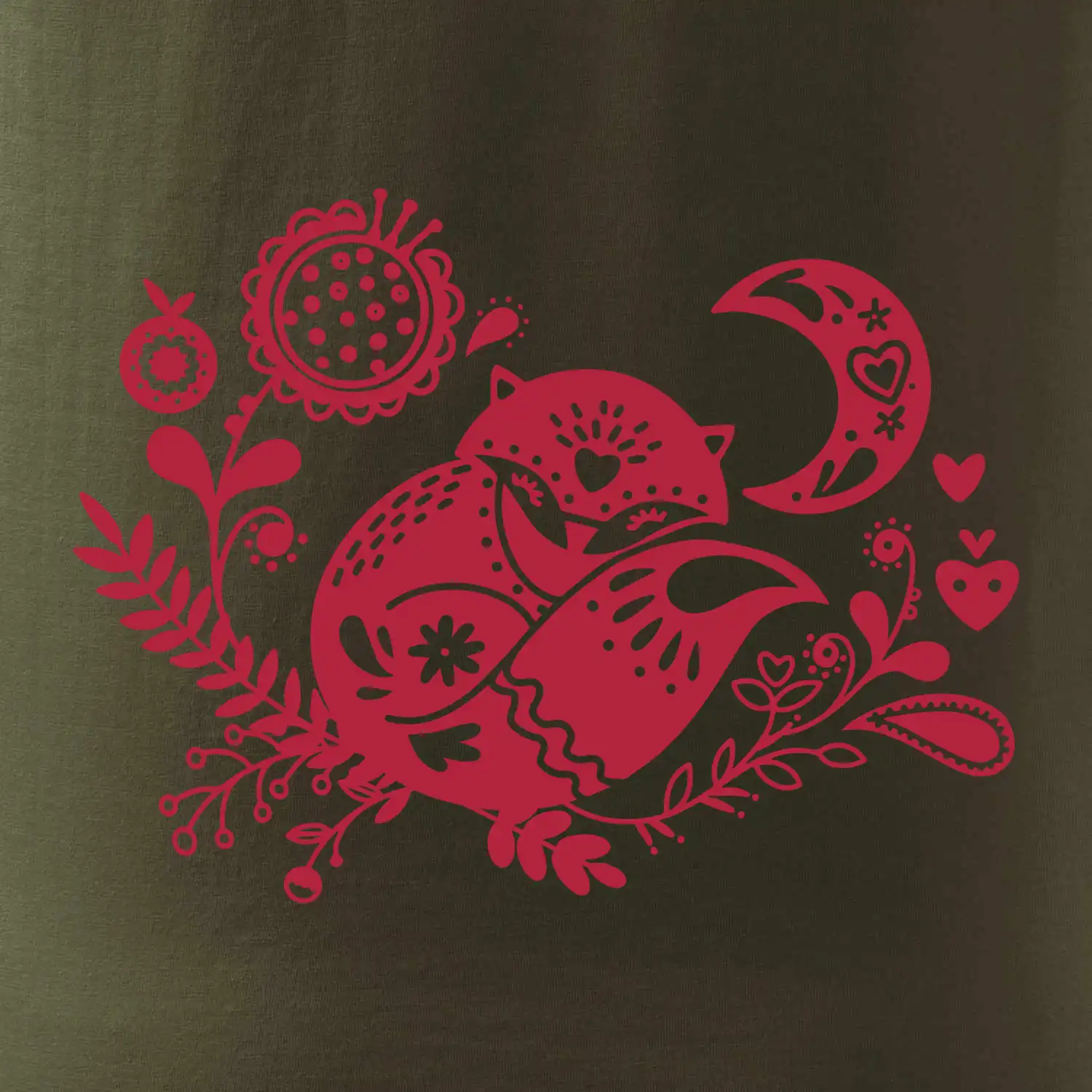 Folklor - liška spící