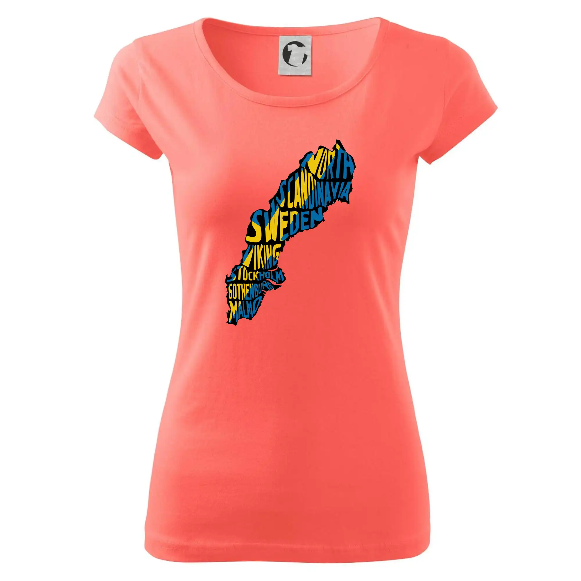 Mapy - názvy měst - Švédsko