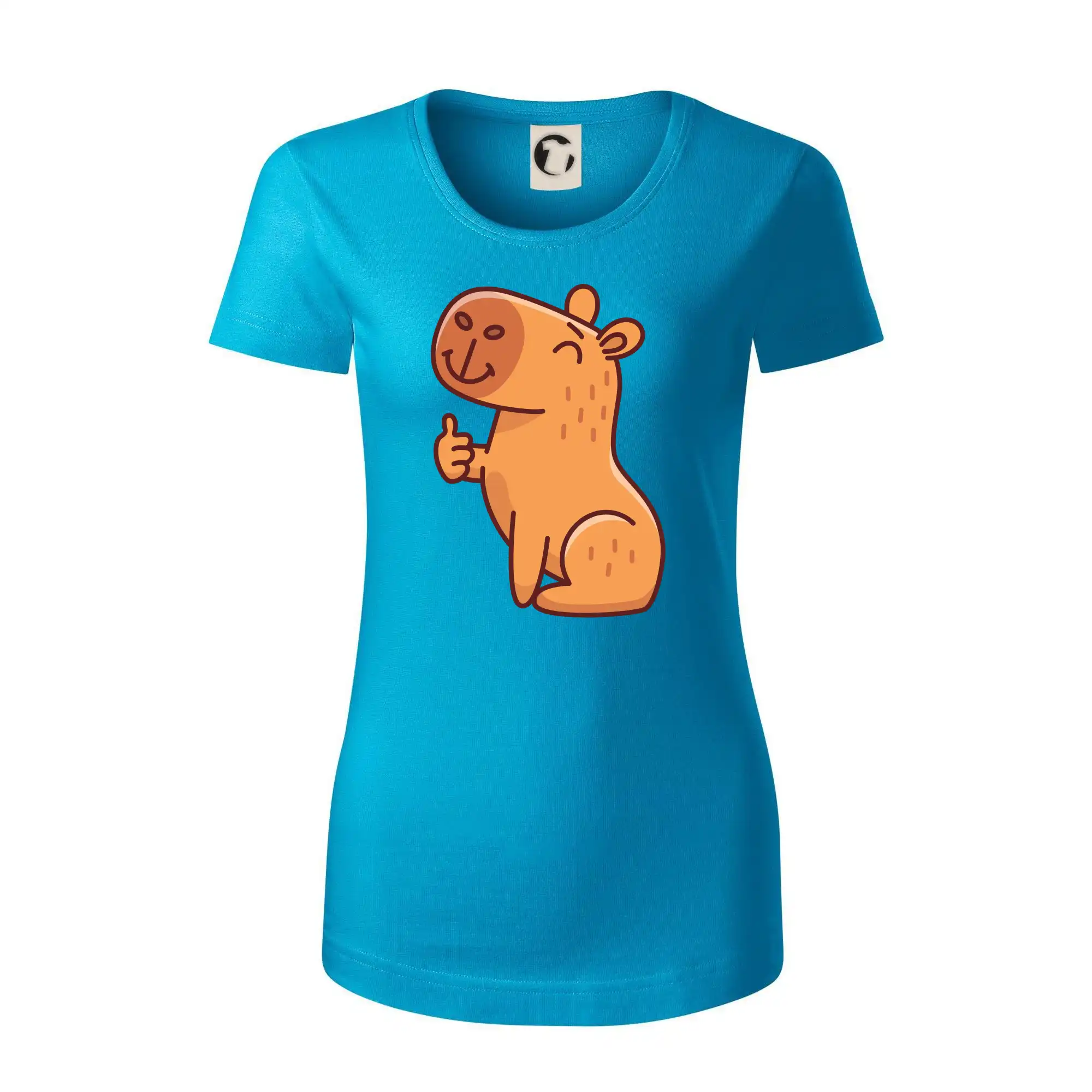 Kapybara s palcem nahoru