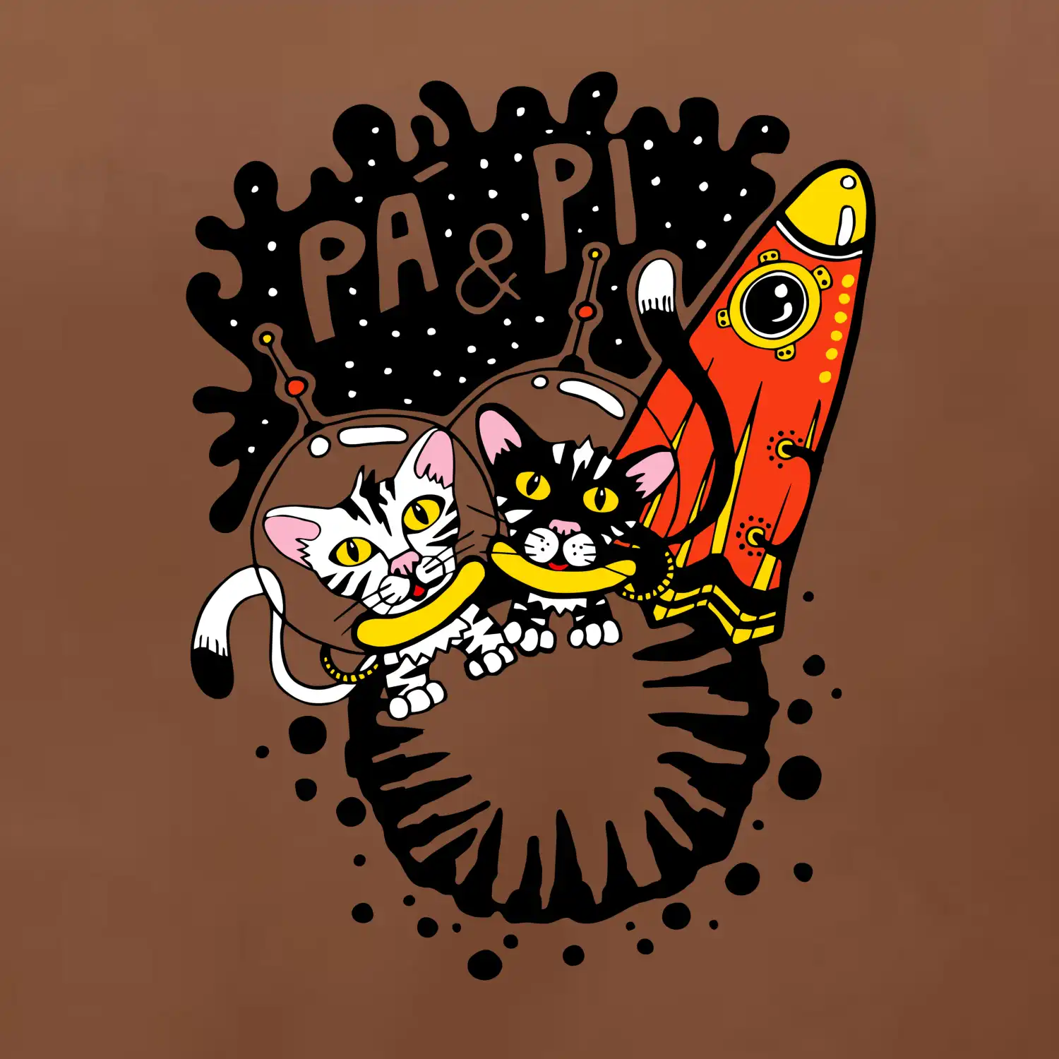 Pá a Pi z kočičí planety (Pecka Design)