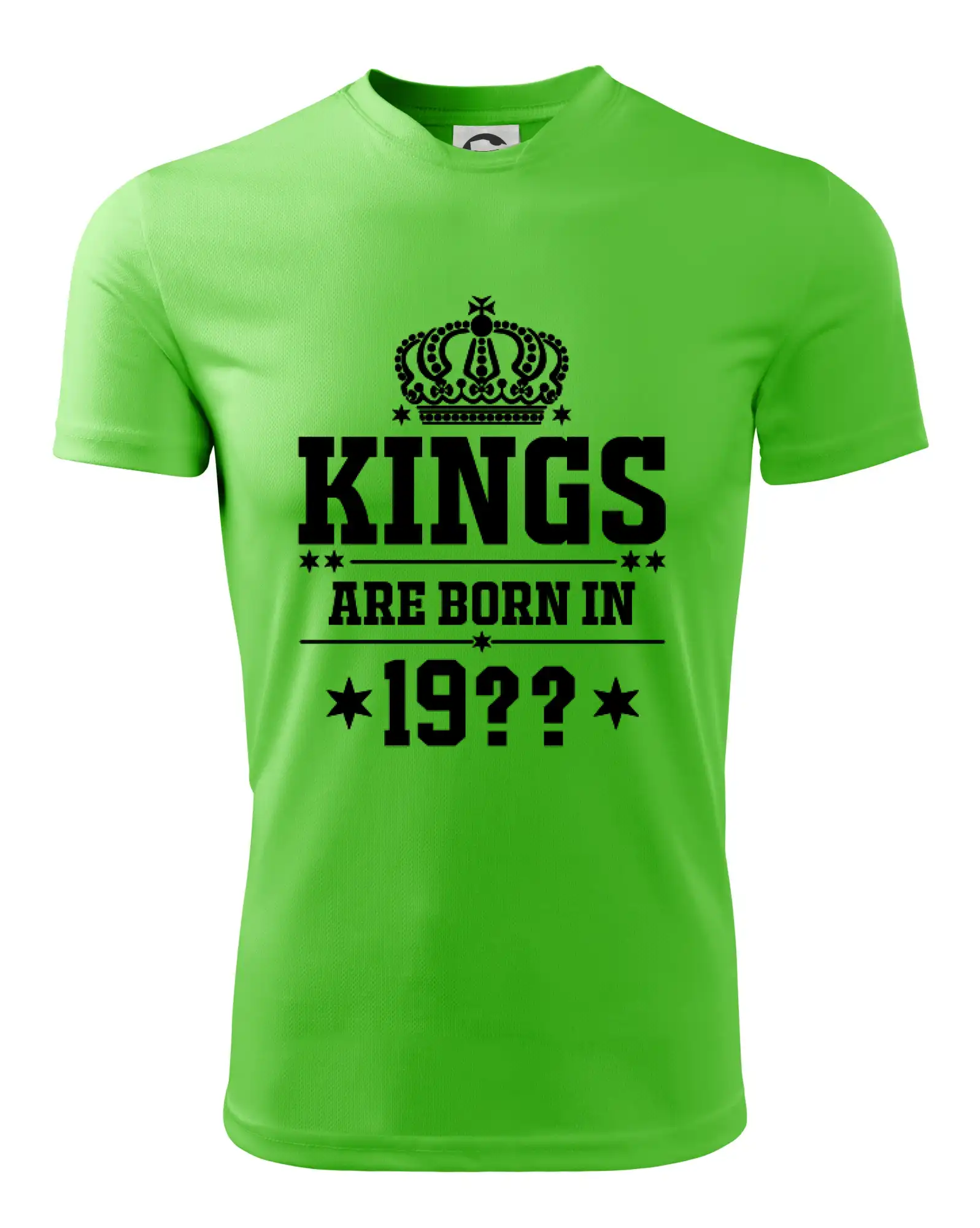 Tričká k narodeninám - Kings are born in vlastný ročník - Detské tričko športové