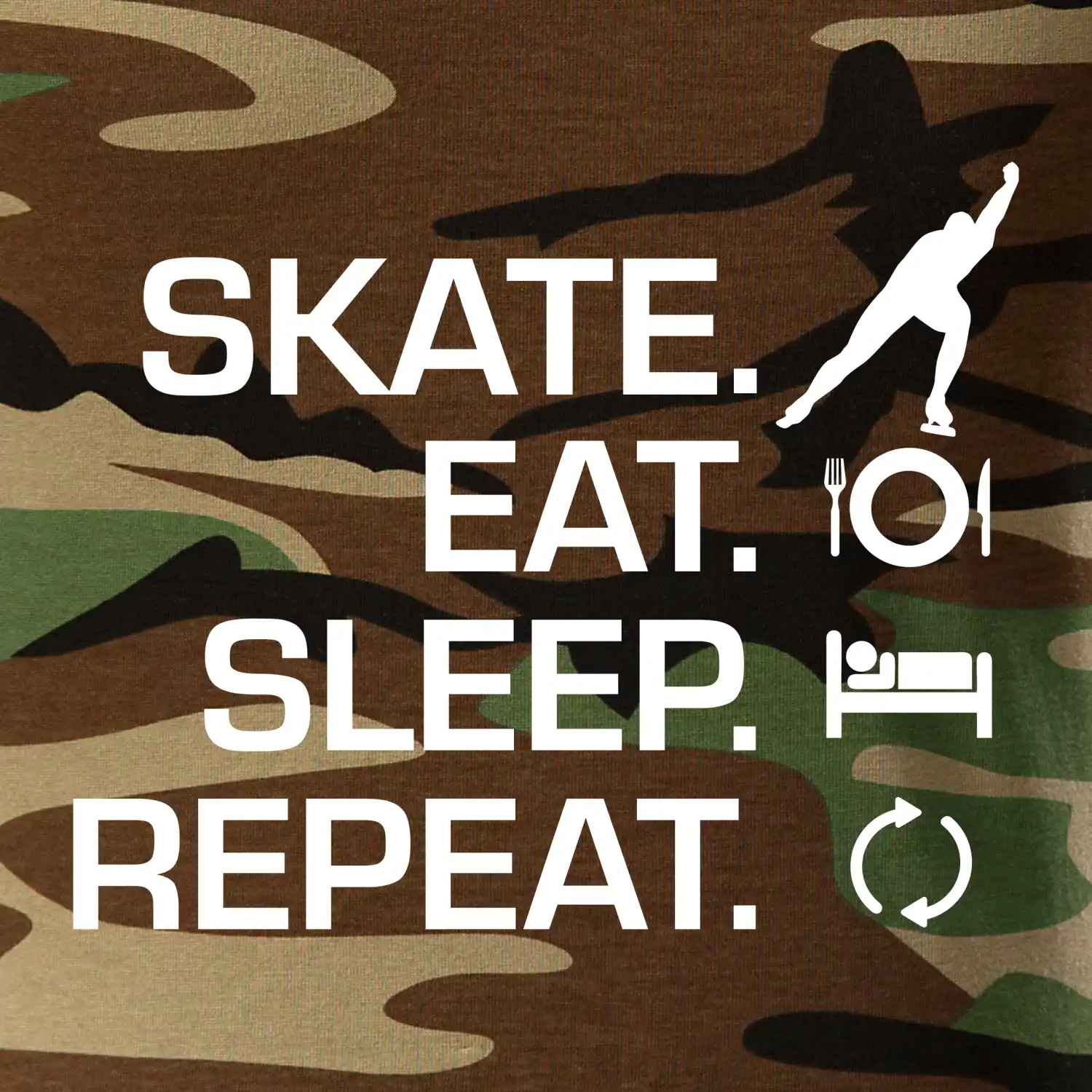 Eat sleep skate - lední bruslení