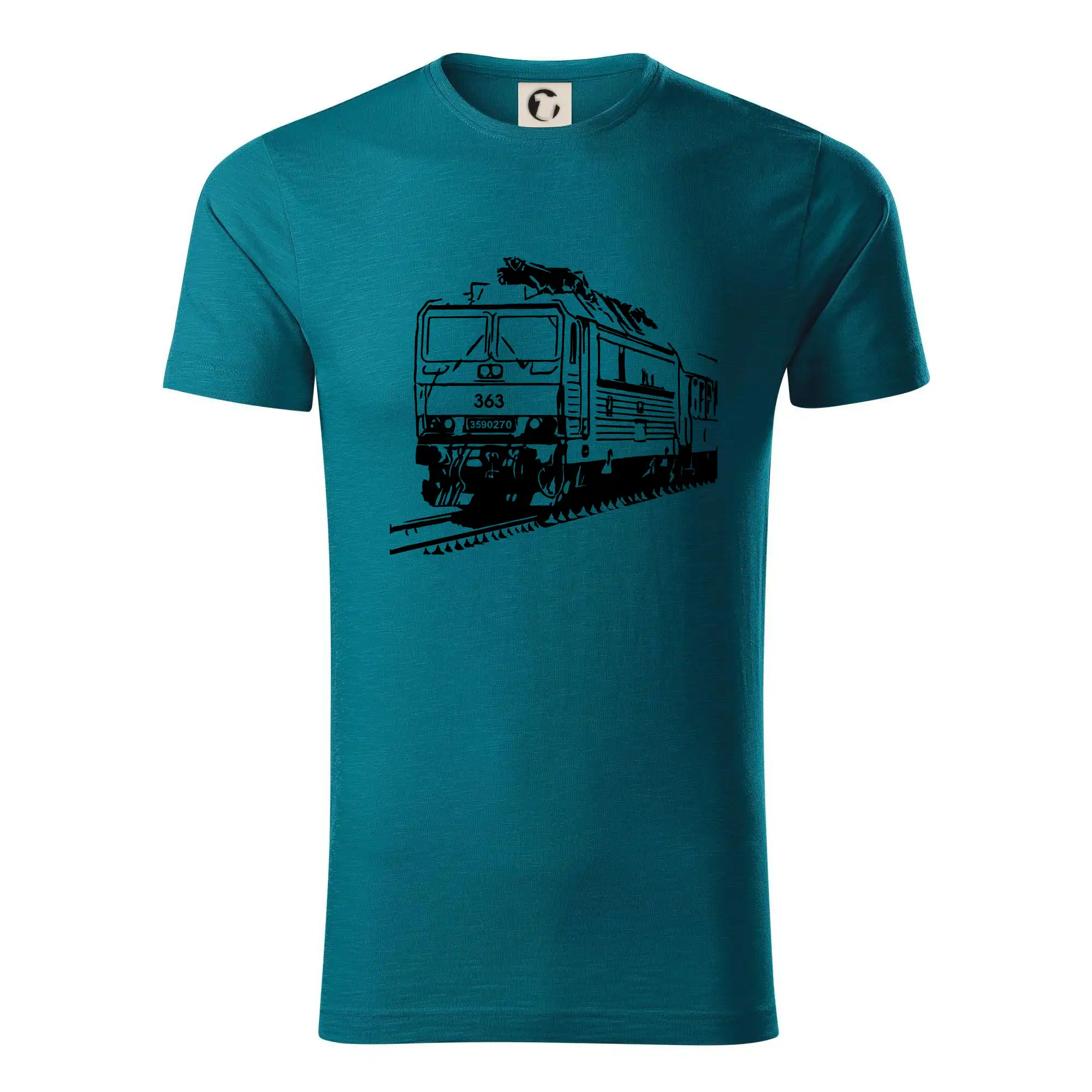 Tričká s vlakmi a autobusmi - Vlak 363 - Tričko z organickej bavlny