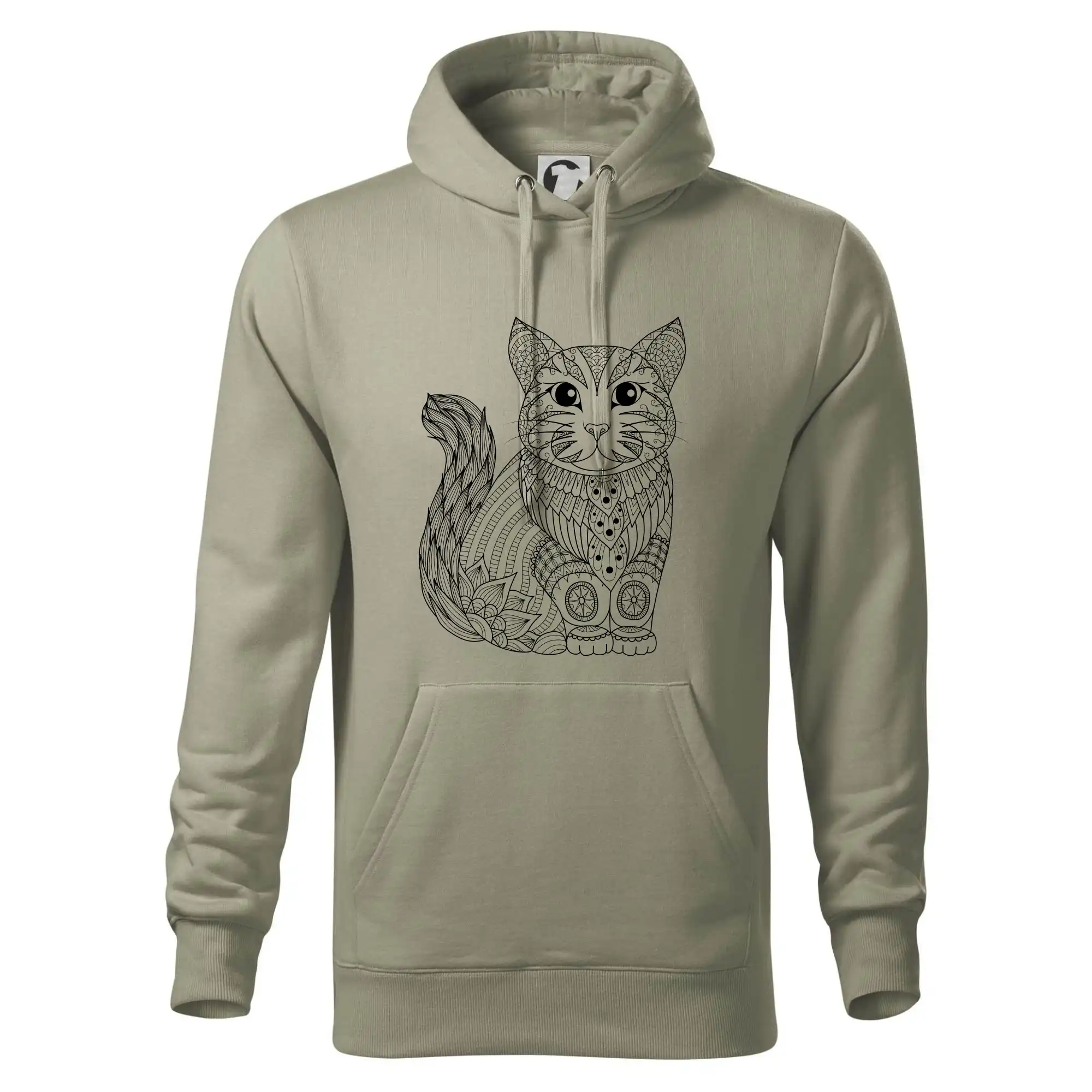 Kočka sedící mandala