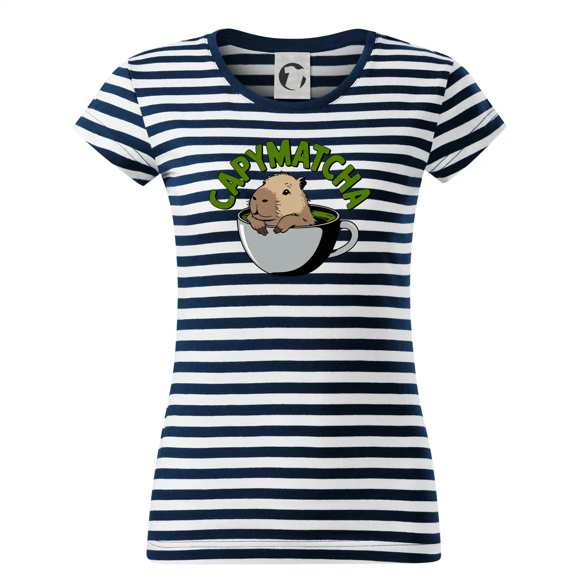 Tričká so zvieratami - Capybara papymatcha - Tričko na vodu