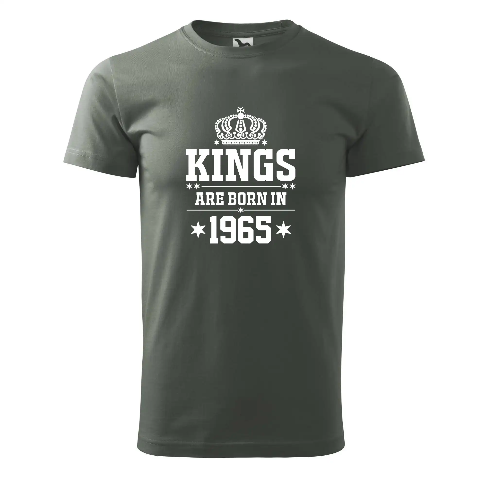 Tričká k narodeninám - Kings are born in 1965 - Pánske tričko nižšej gramáže