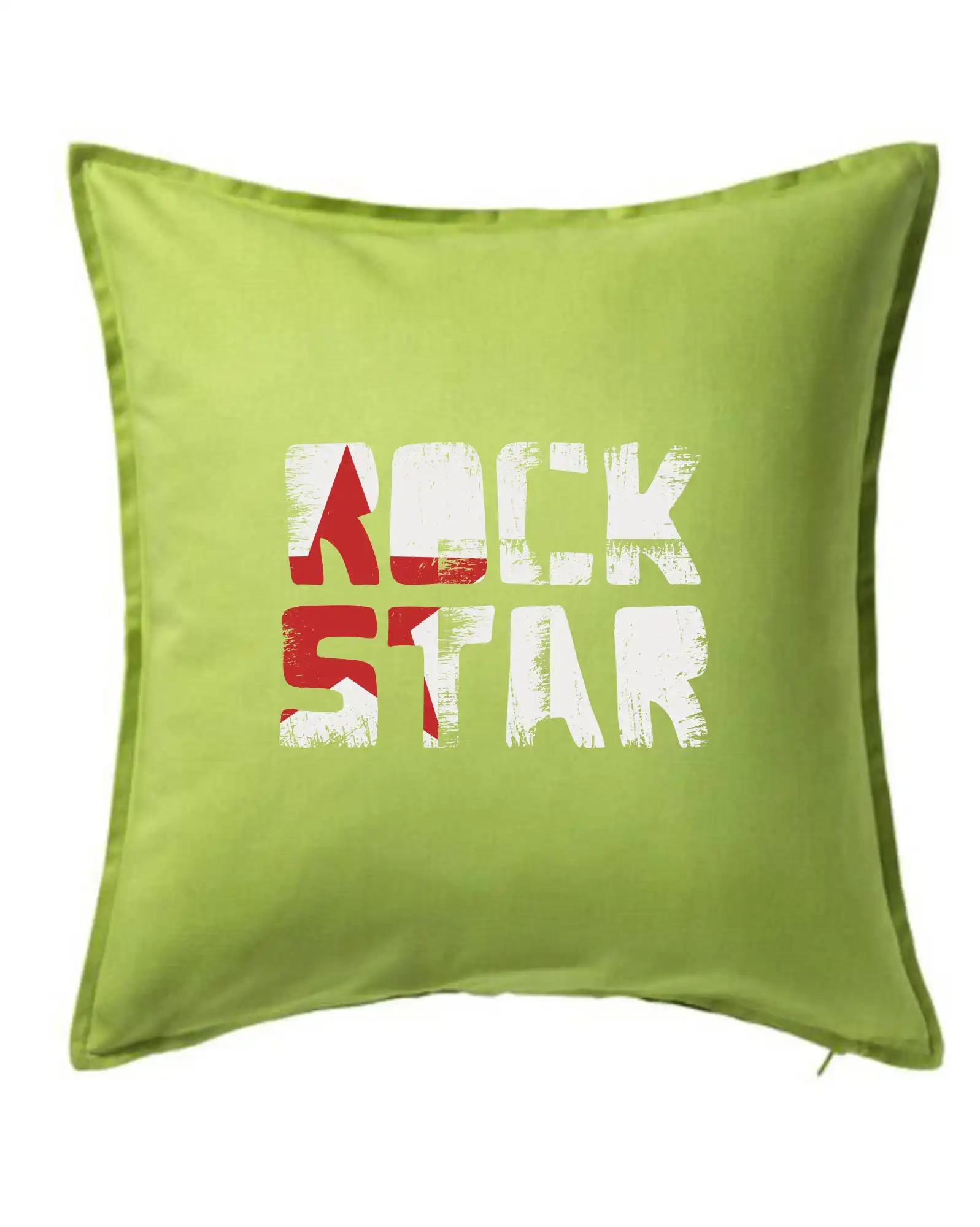 Rock star nápis - Vankúš 50x50