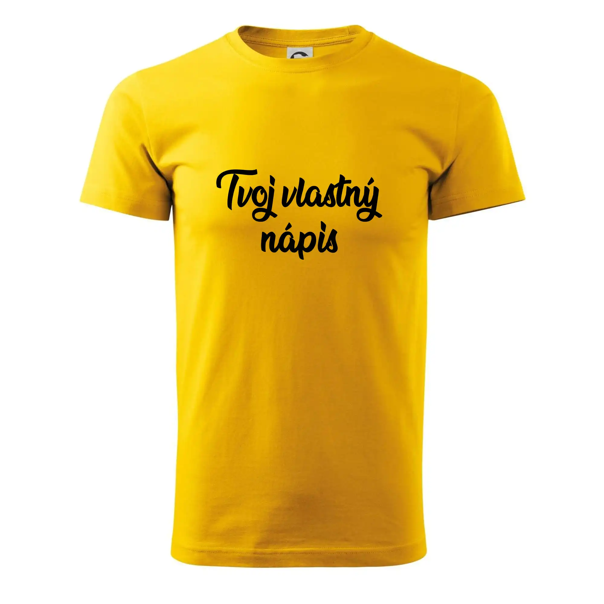 MyShirt tričká - Tvoj vlastný nápis písací - Pánske tričko nižšej gramáže