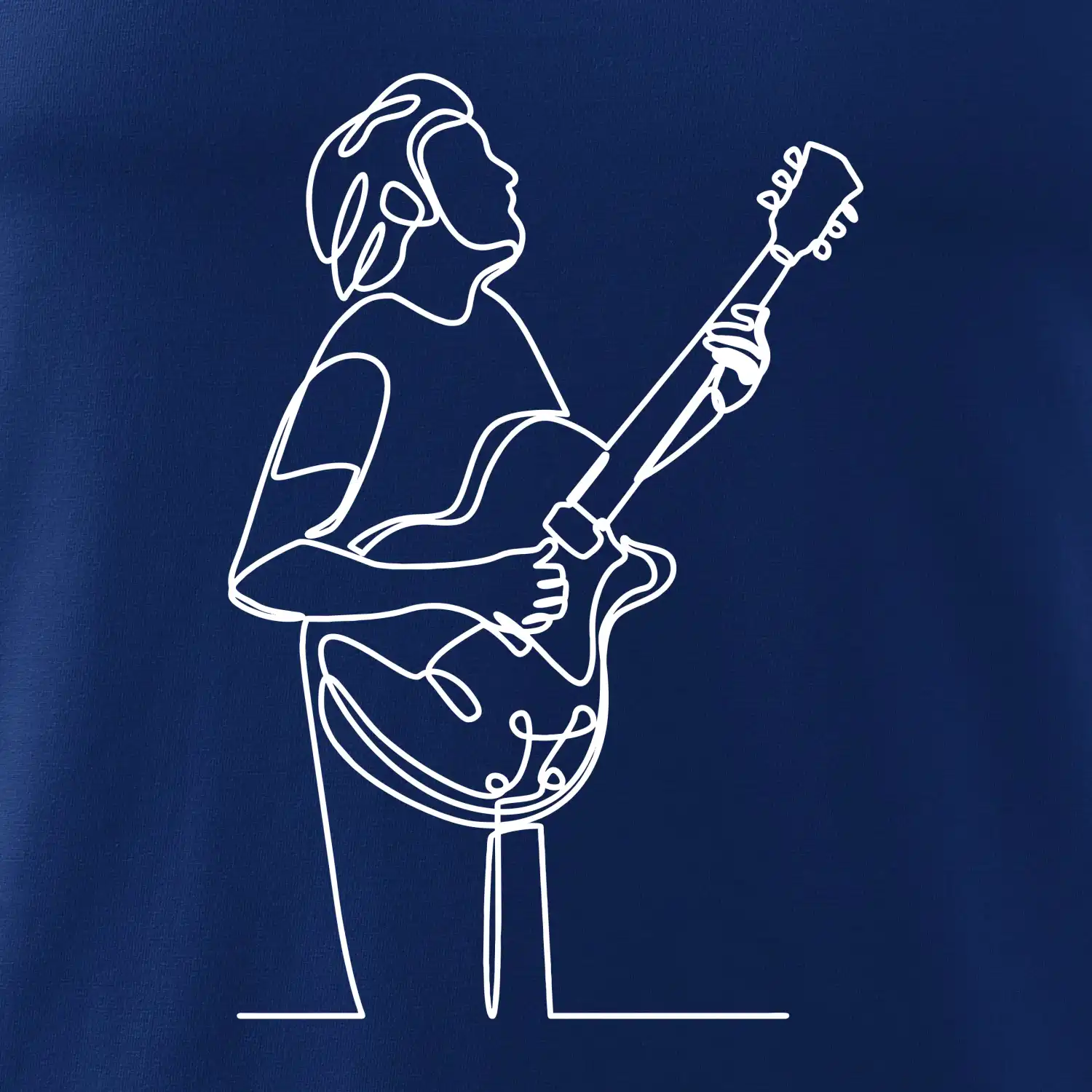 Kytarista jedním tahem